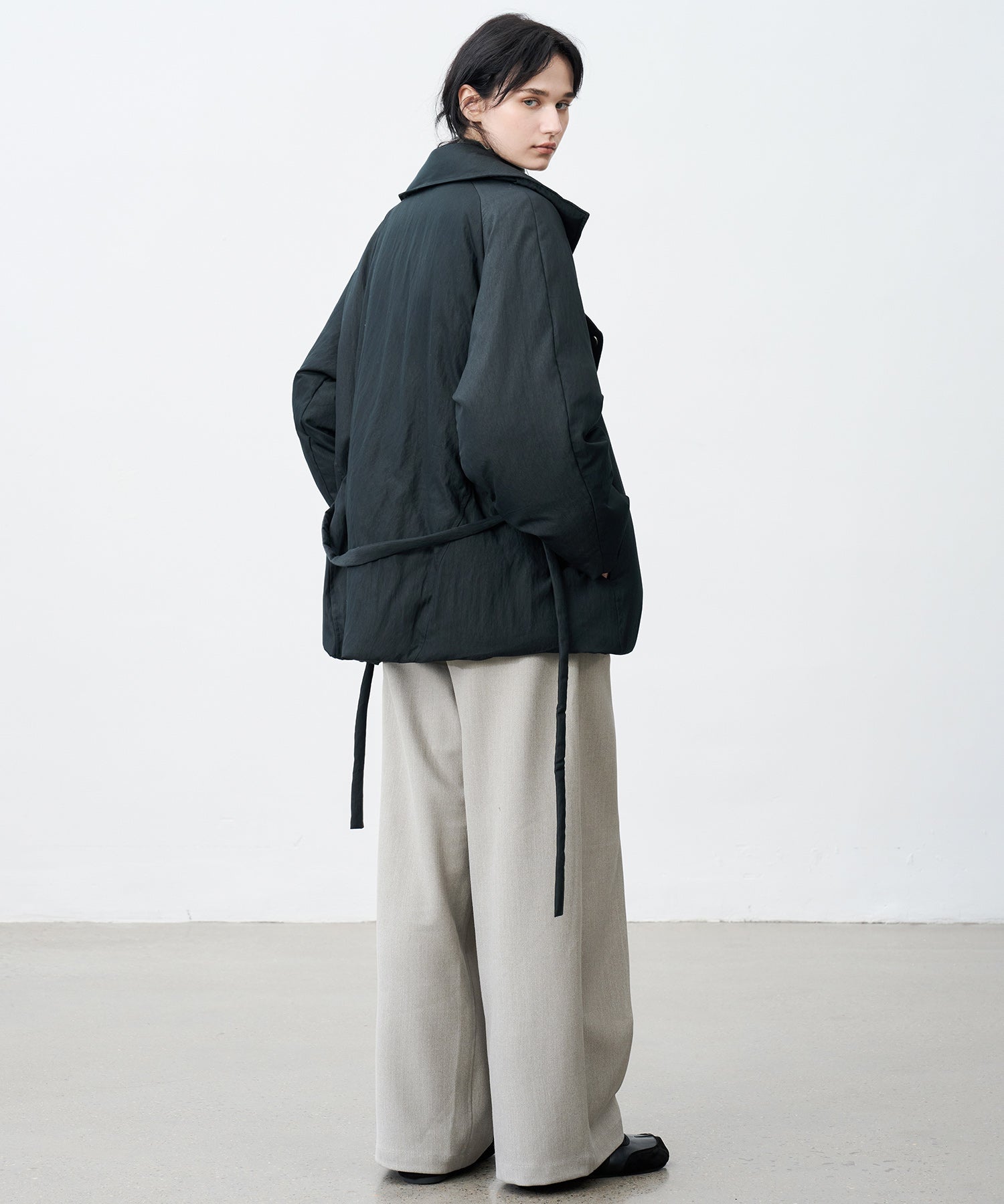 Lapel Short Down Coat