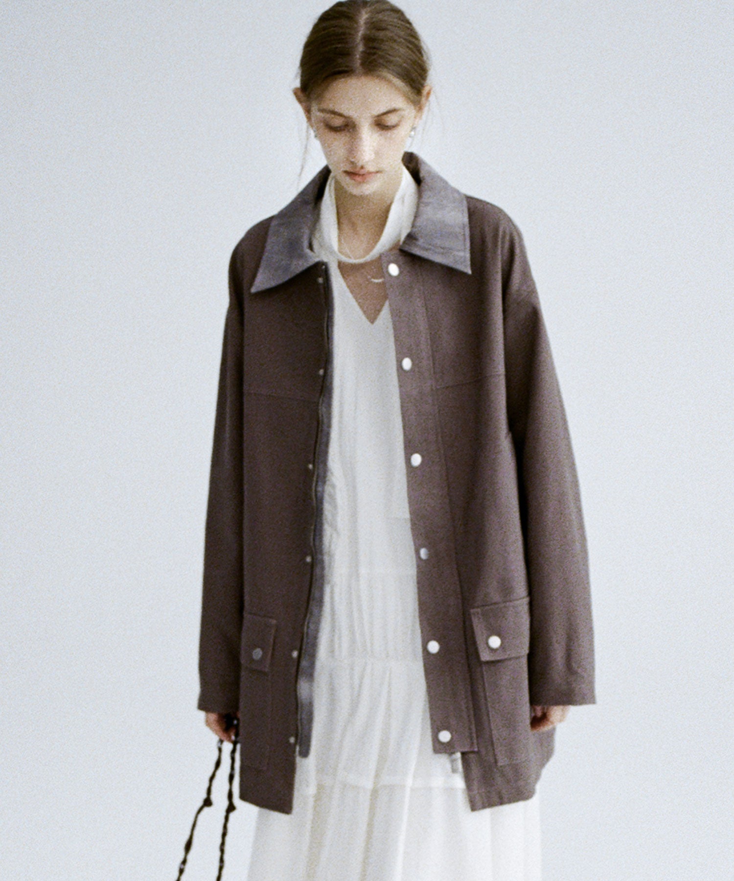 Vintage Washed Oversized Jacket