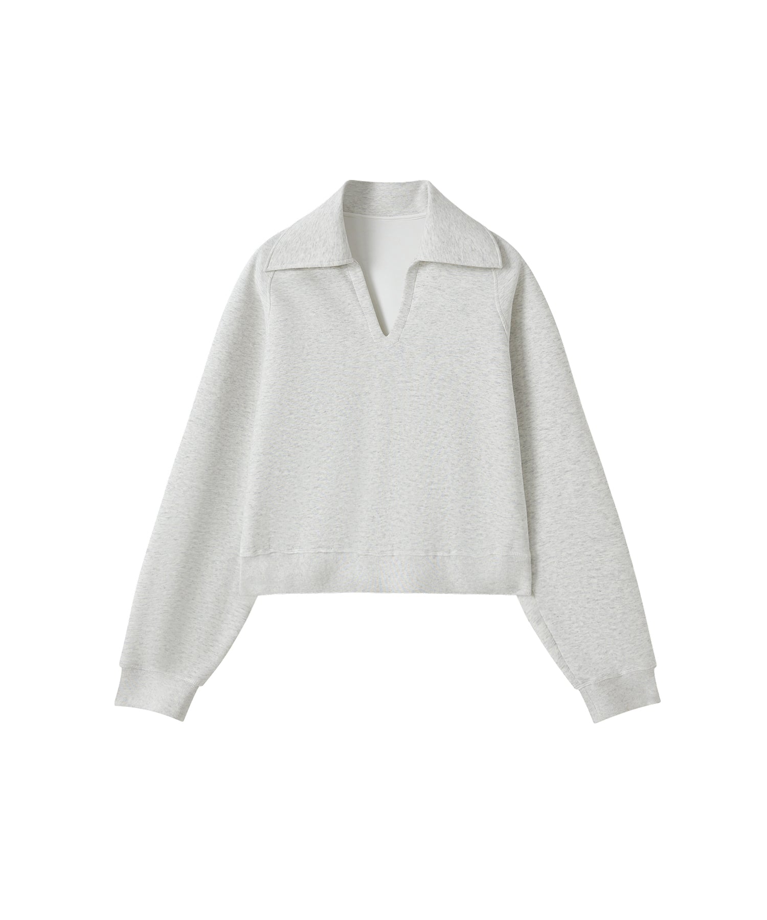 Deep V-Neck Sweatshirt