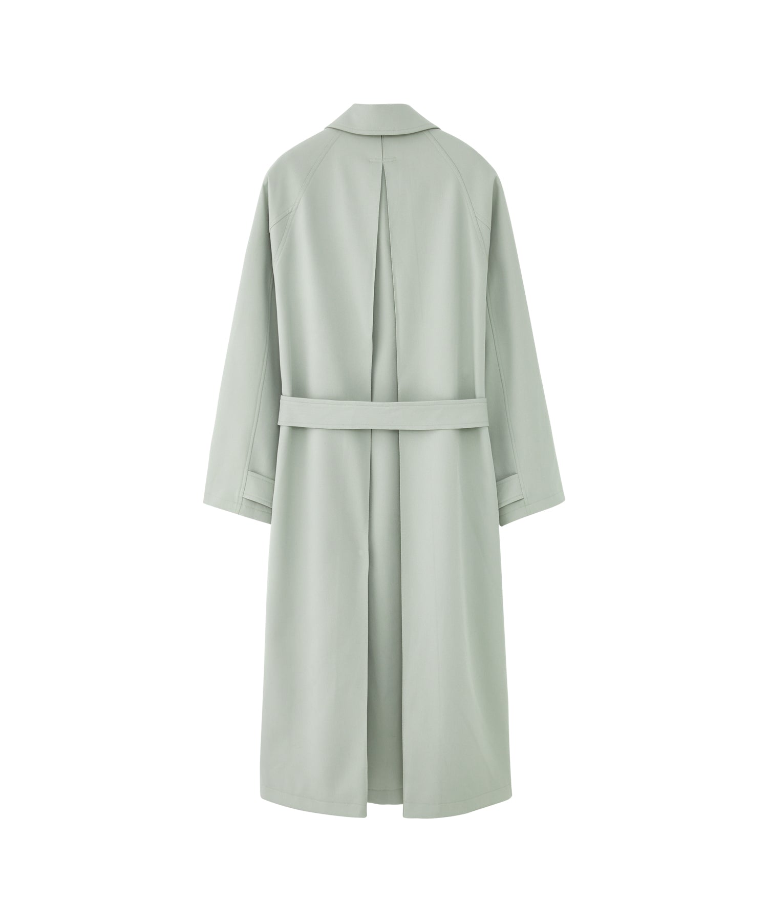 Oversized Raglan Sleeve Long Coat with Belt