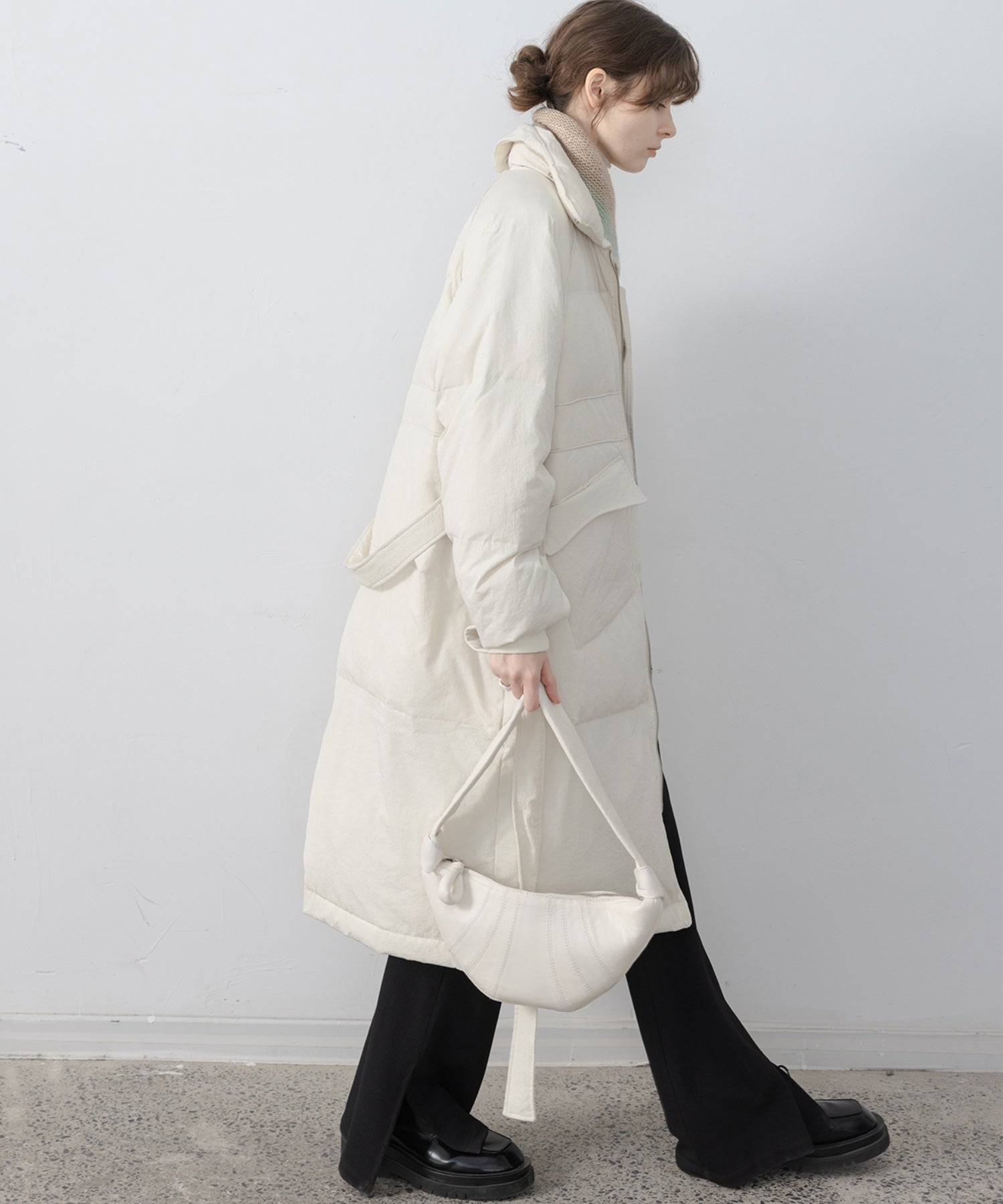 Oversilhouette long volume down coat