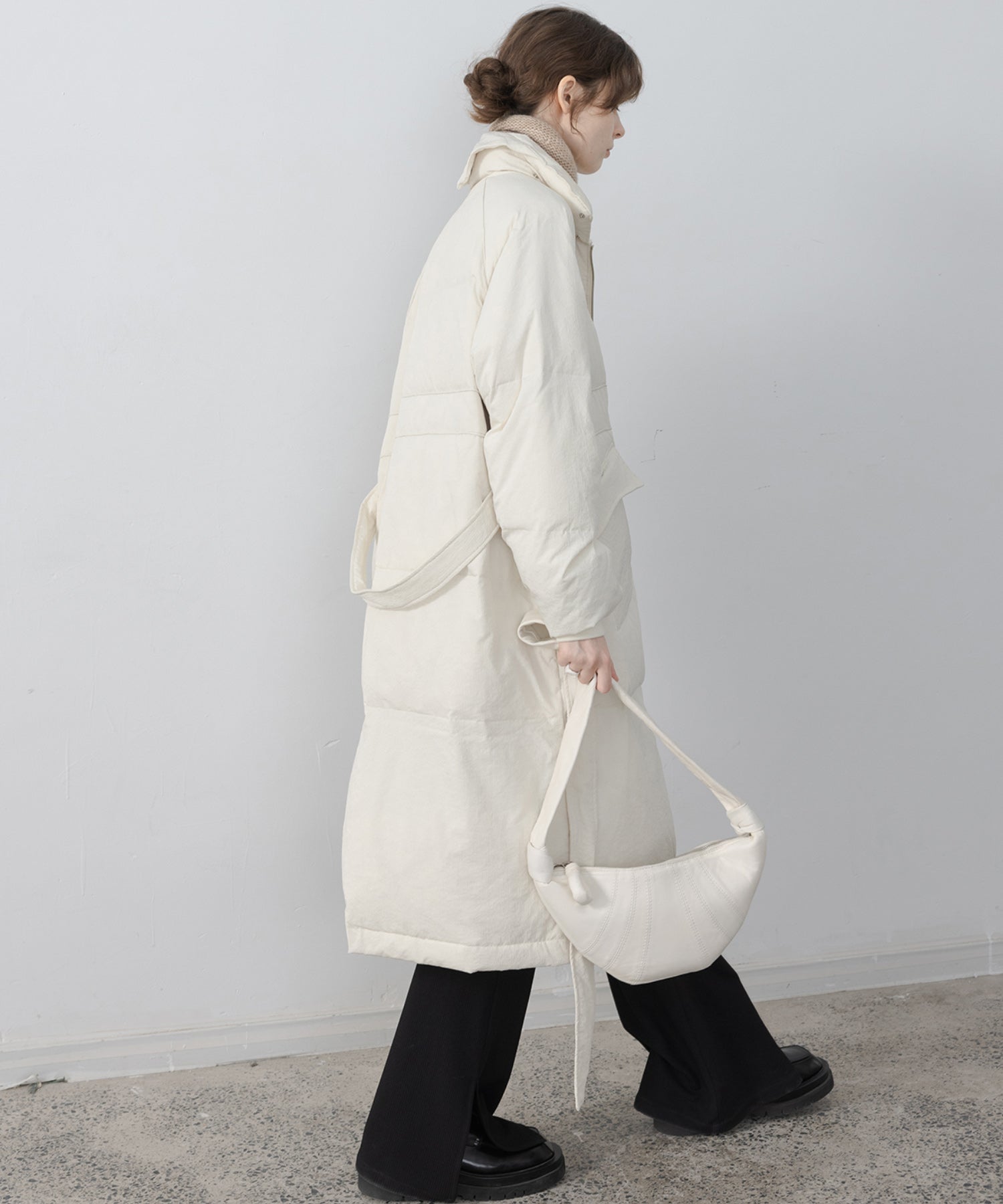 Oversilhouette long volume down coat