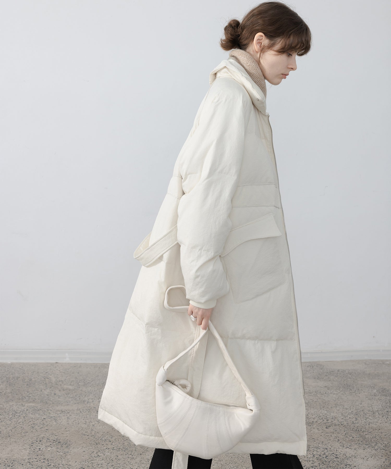 Oversilhouette long volume down coat