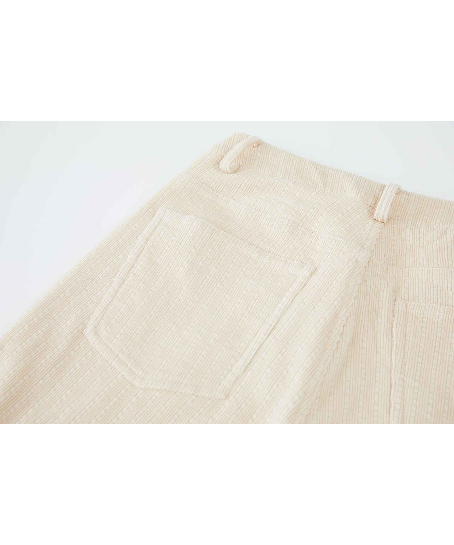 Multi-Stripe Straight Narrow Corduroy Pants