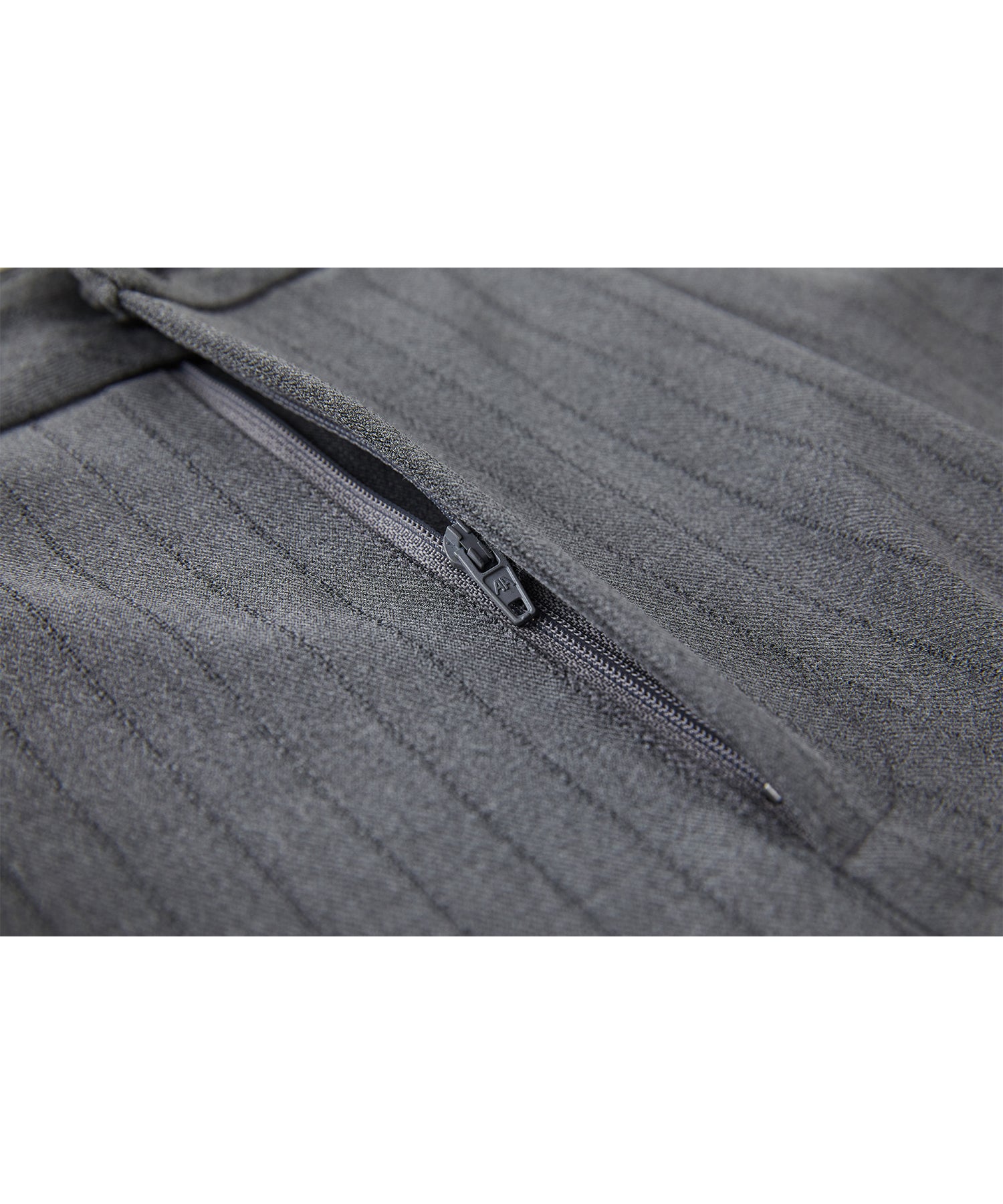 High-Waisted Striped Wide Slacks