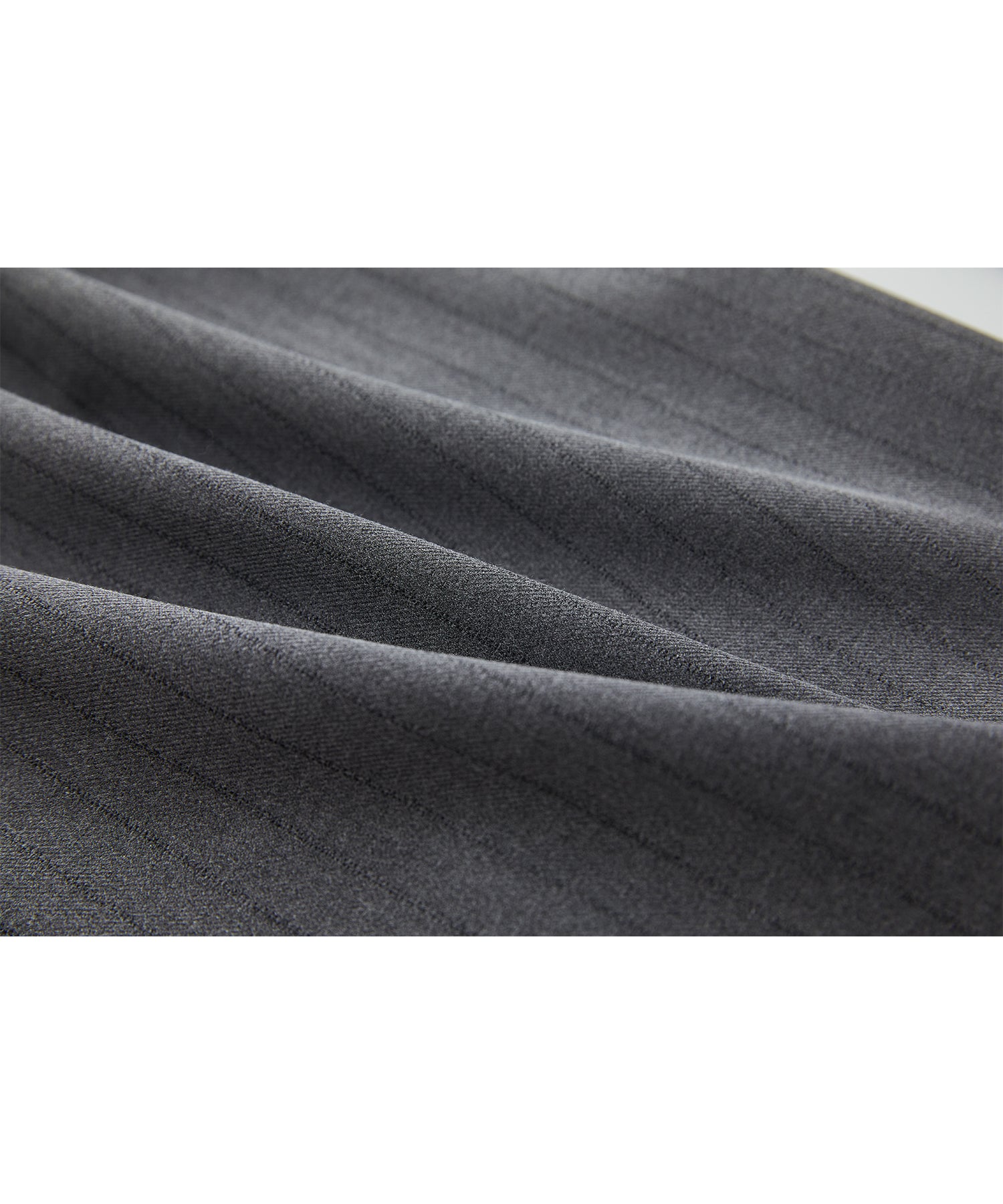 High-Waisted Striped Wide Slacks