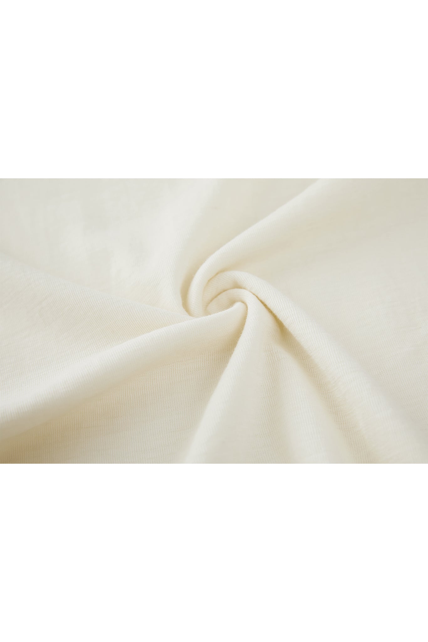 Draped Texture Wool Turtleneck Long Sleeve Top