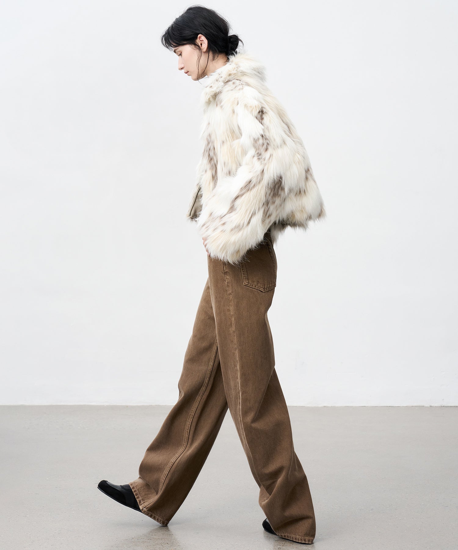 Faux Fur Short Jacket