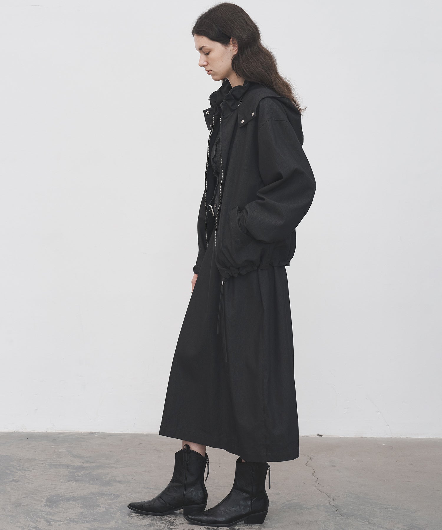 Frill-Collar Short Jacket