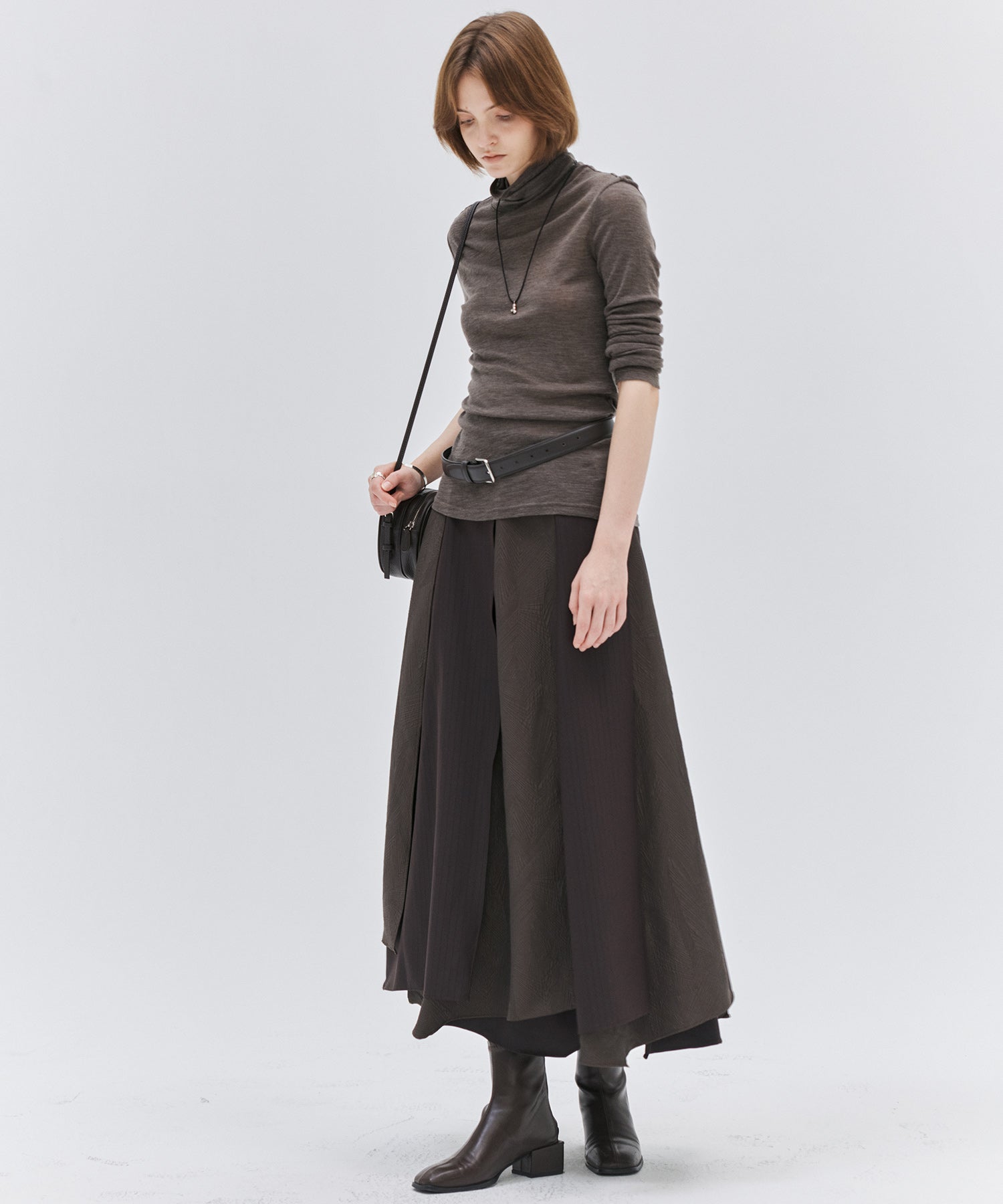 Deconstructed Multi-Panel A-Line Skirt