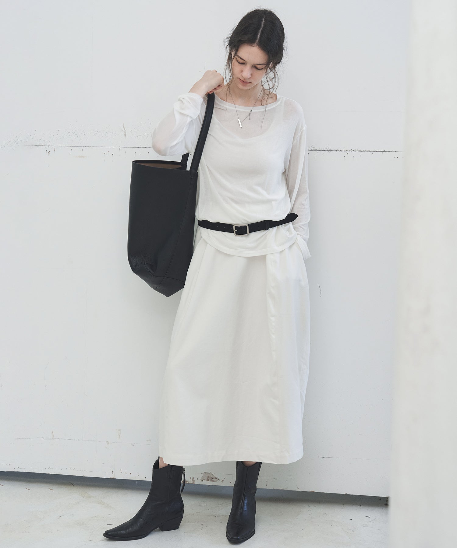 High-Waist Cocoon Balloon Skirt