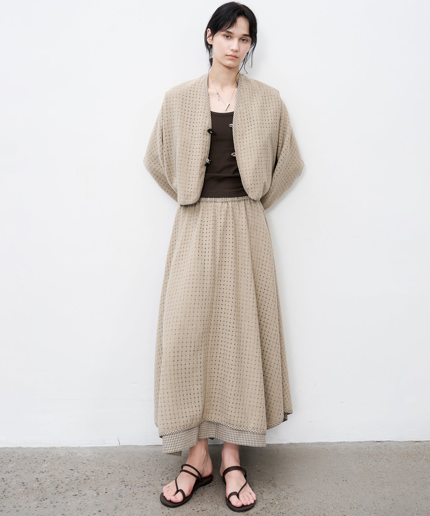 Layered Cut-Out Jacket