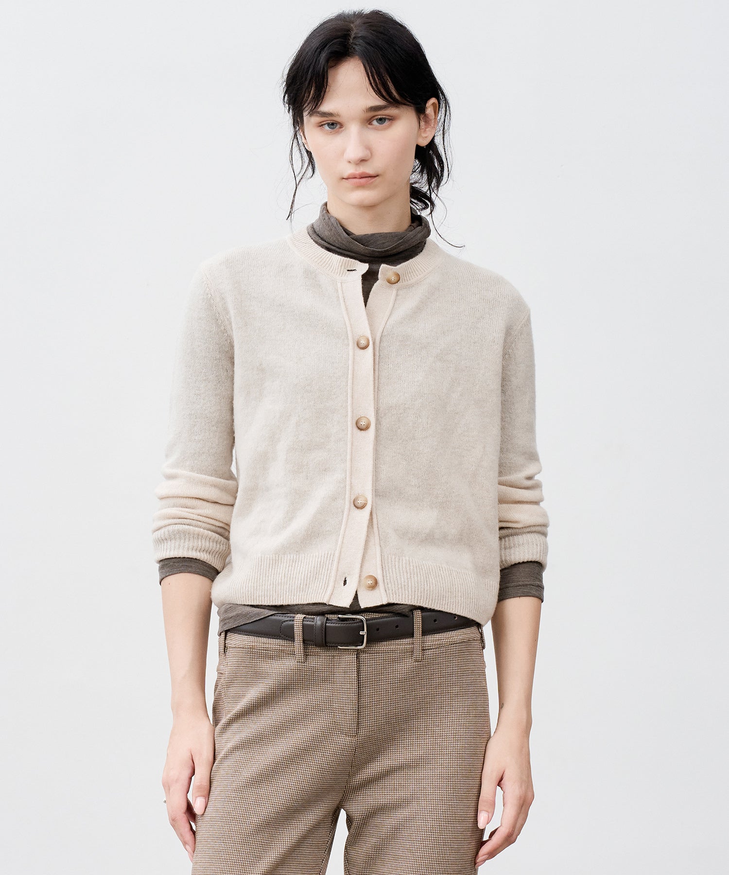 Soft Wool Basic Cardigan