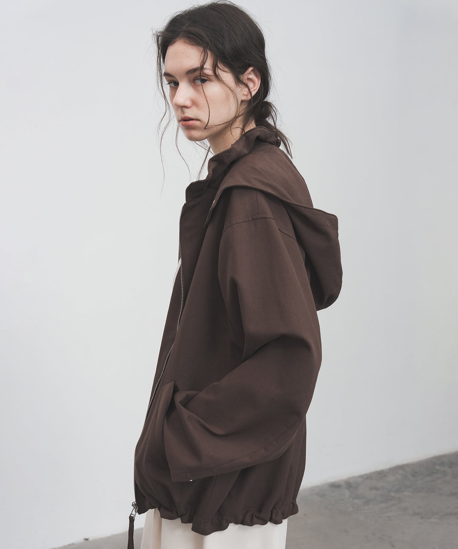 Frill-Collar Short Jacket