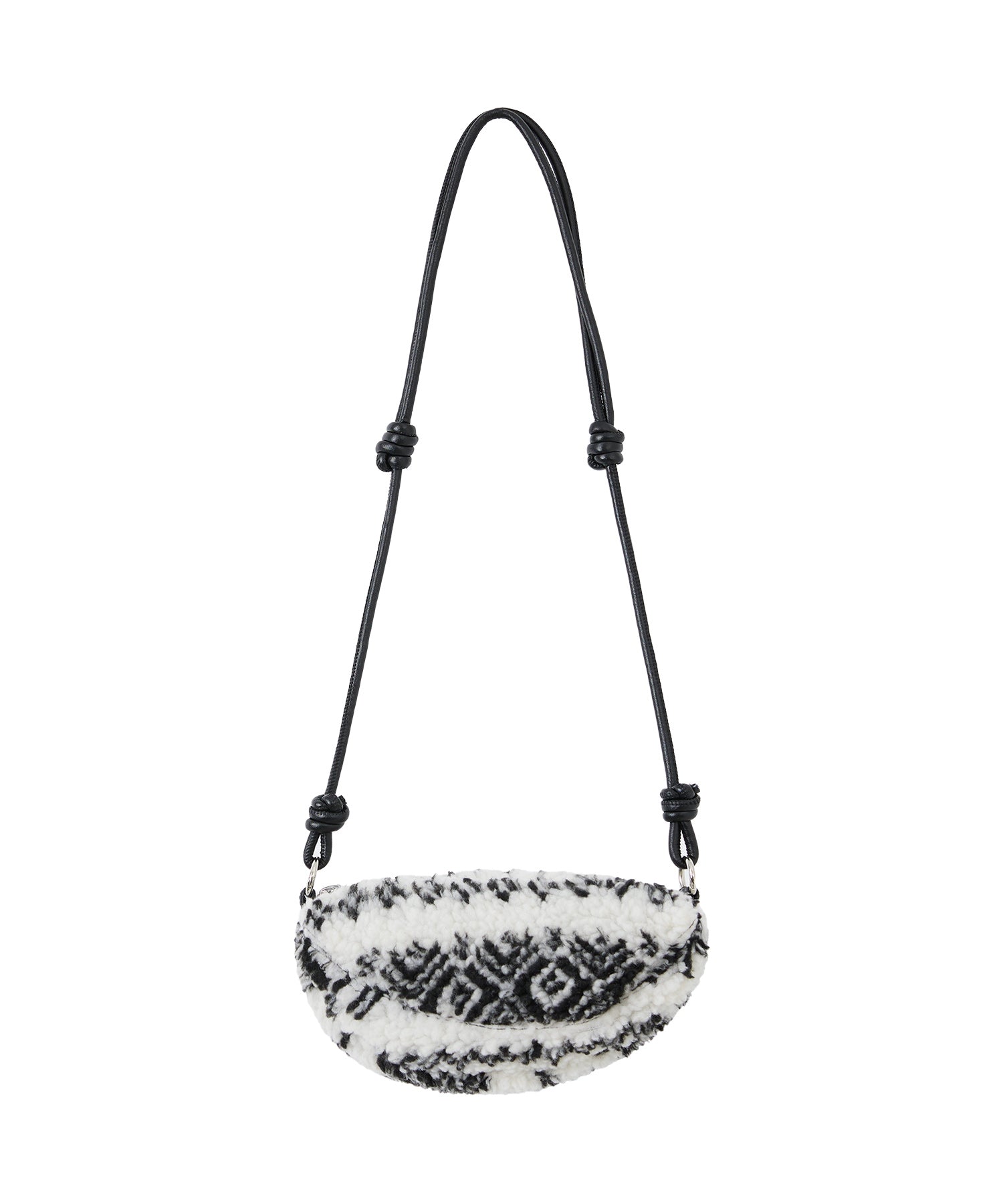 Colorblock Textured Shoulder Bag