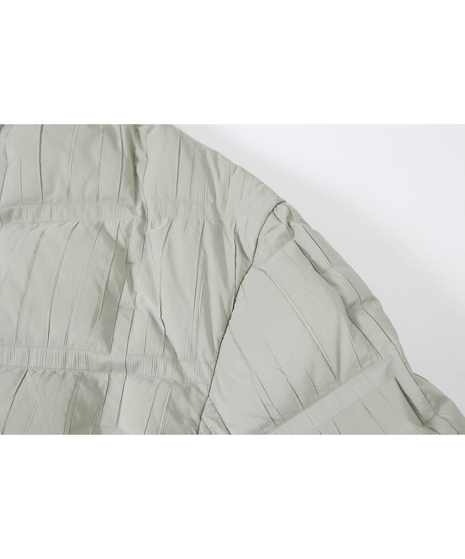 Crinkled Stand Collar Down Jacket