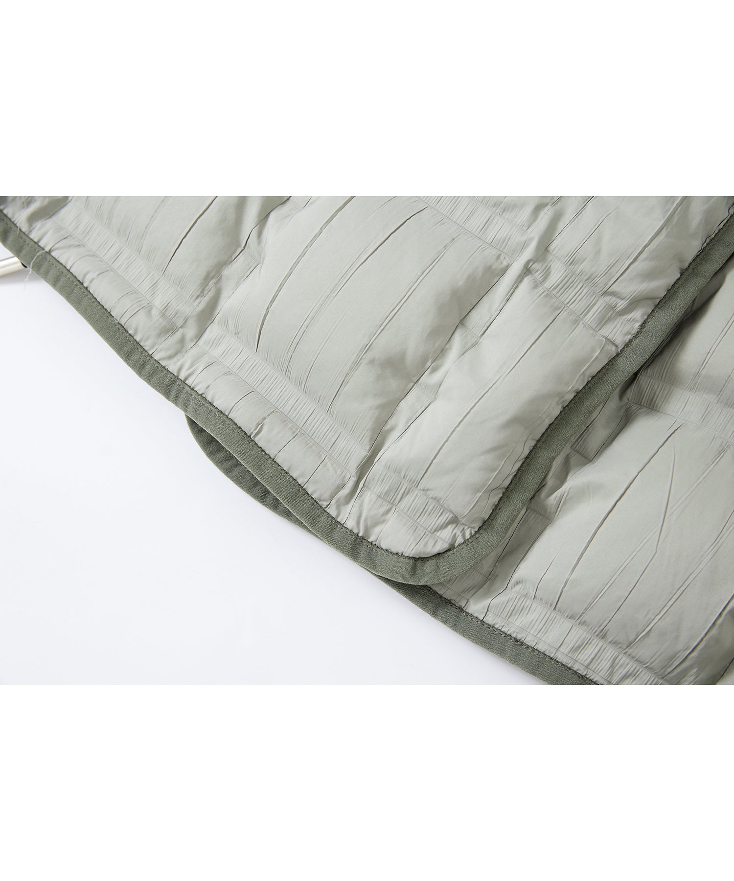 Crinkled Stand Collar Down Jacket