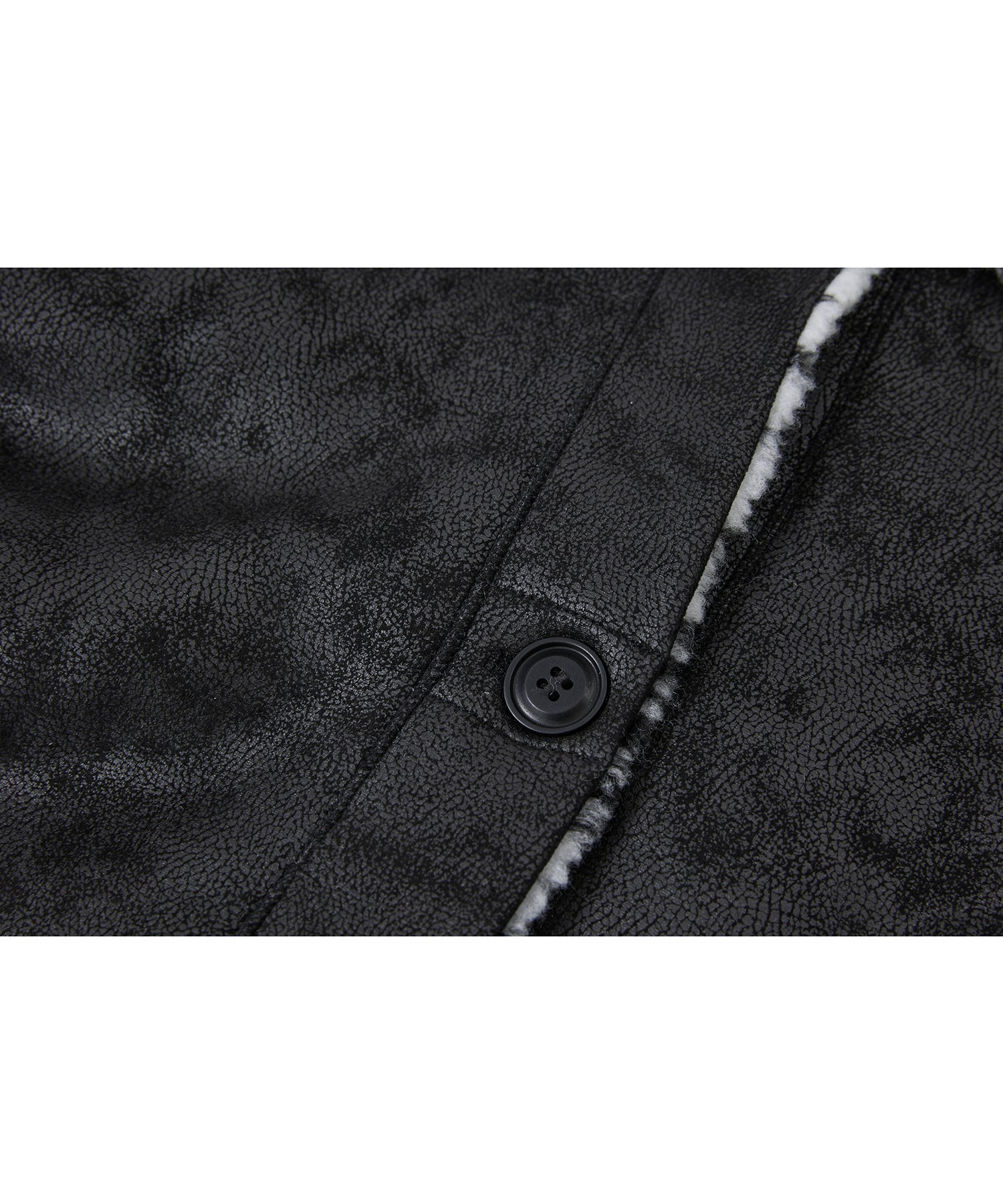 Fair Isle Faux Shearling Jacket with Gloves