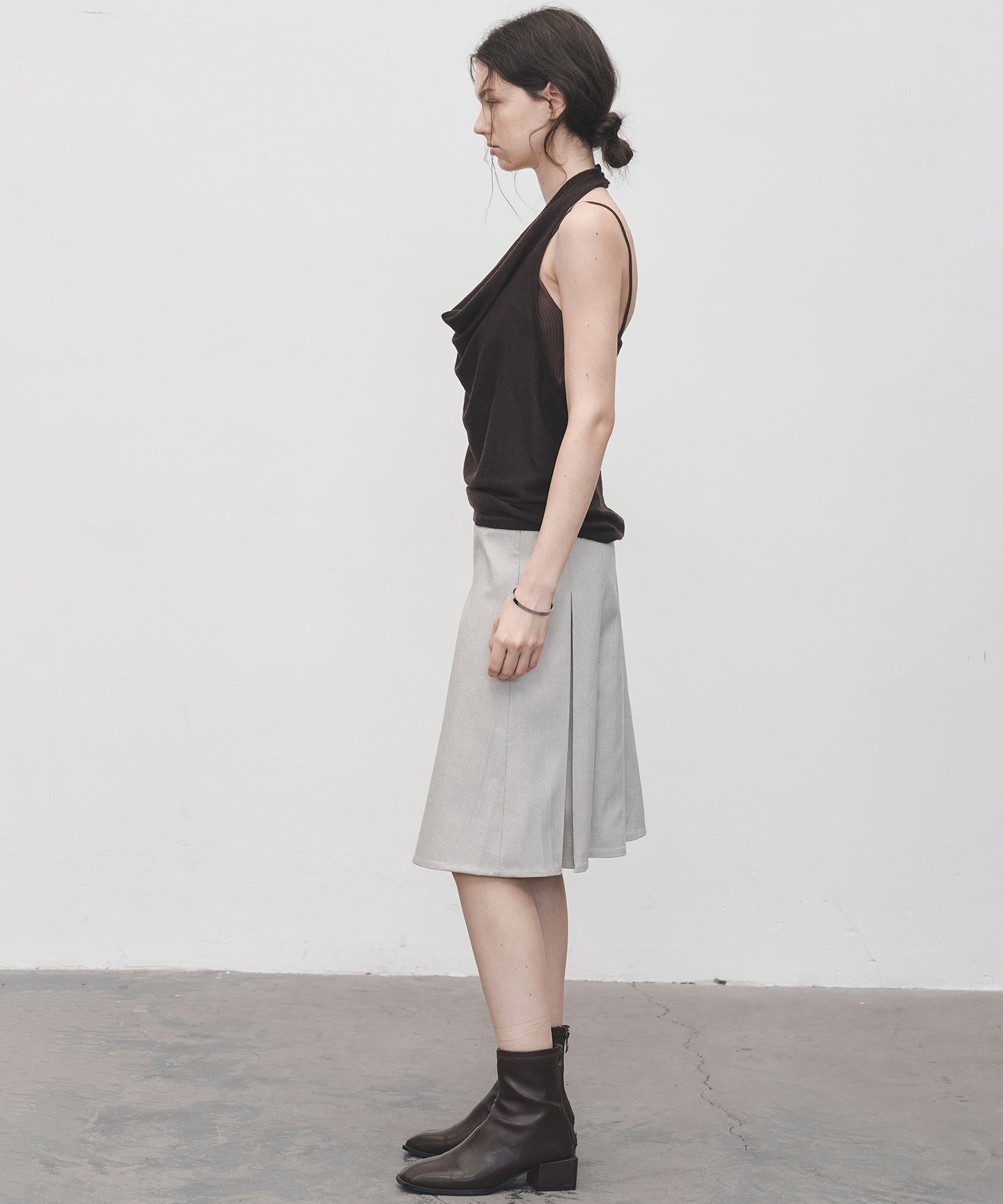 Drape Neck Halter Top
