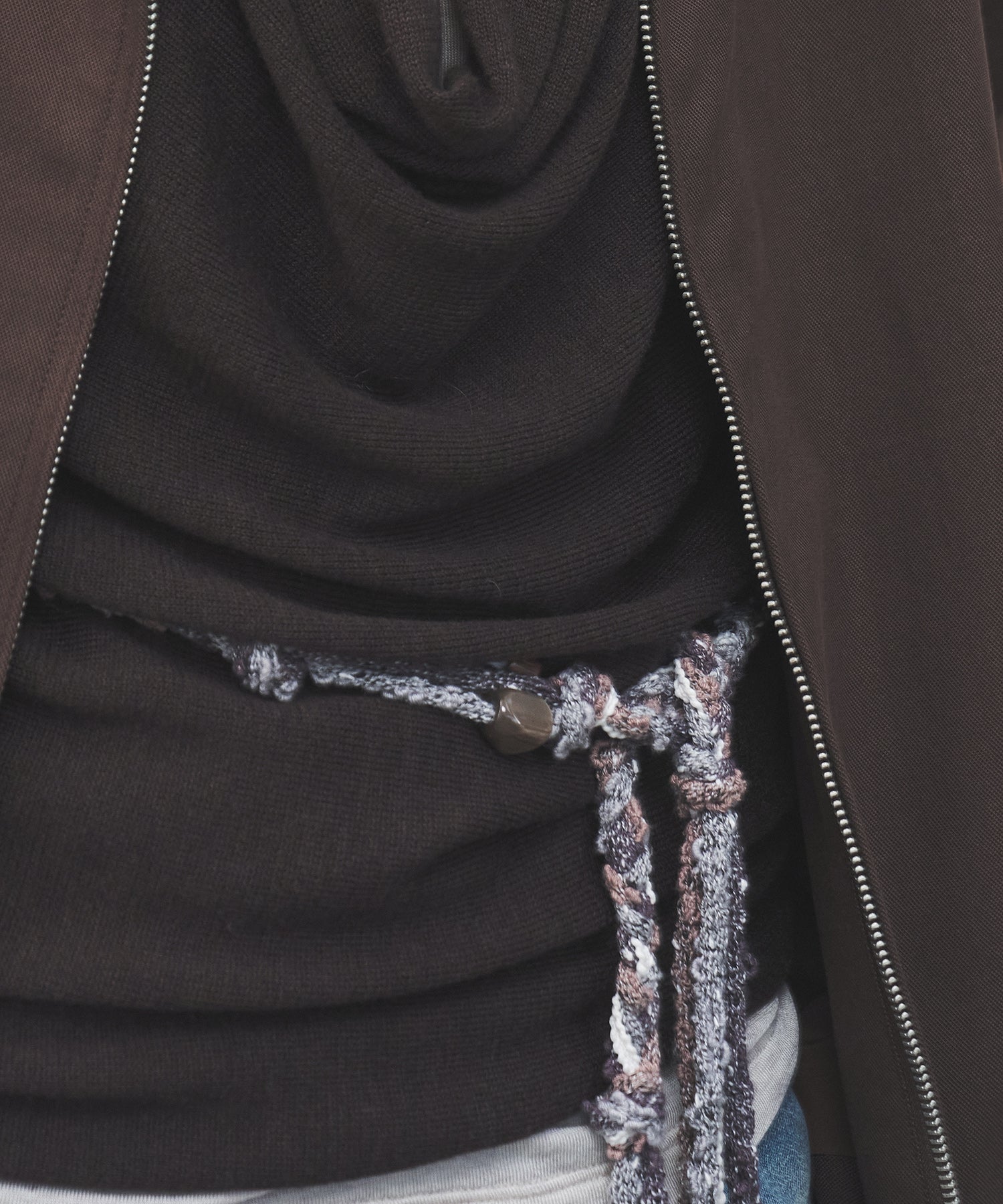 Boho Beaded Braided Waist Belt