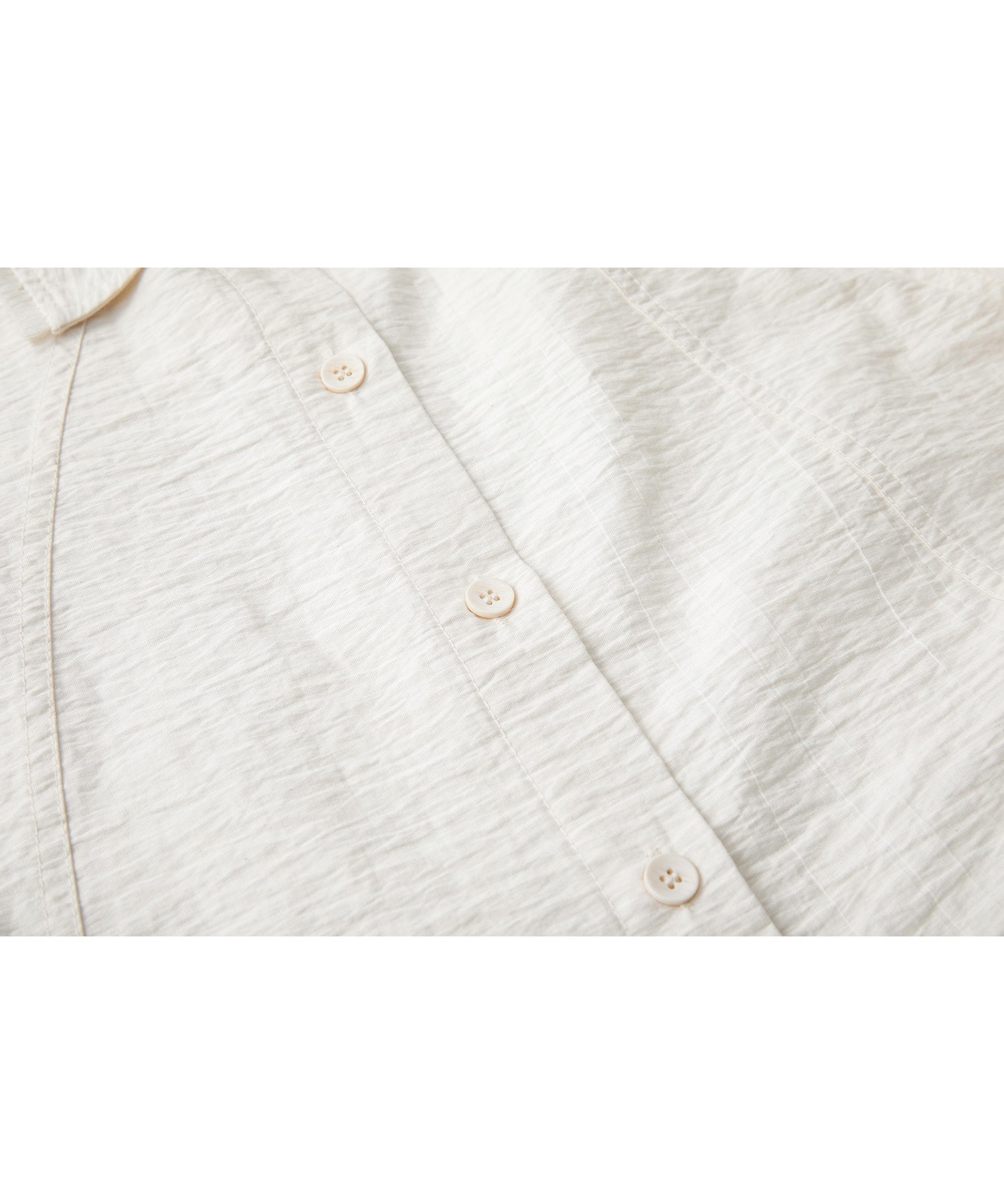 Artisanal Texture Shirt with Fringe Design – 5-Sleeve Raglan Style