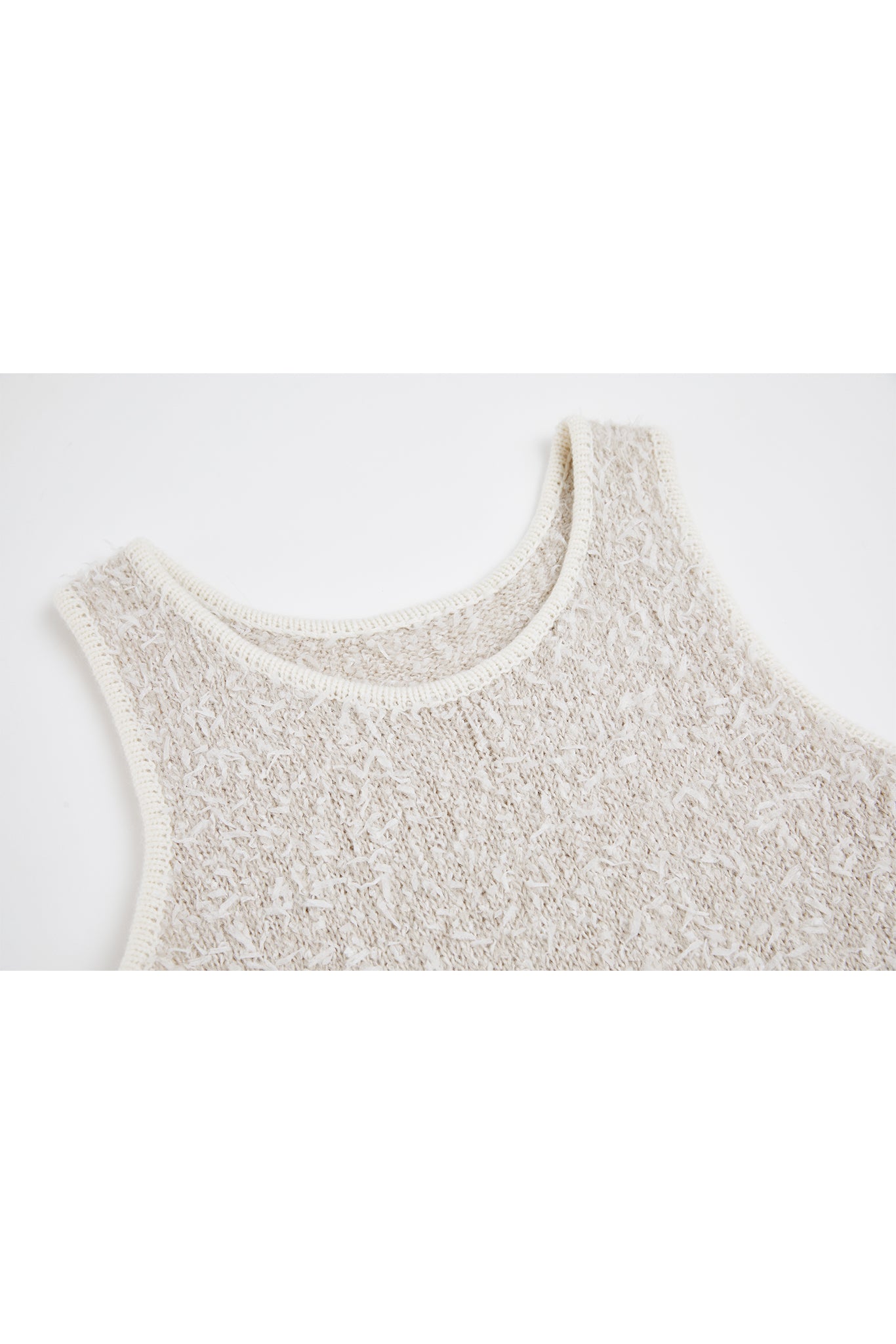 Tweed Round Neck Knit Dress