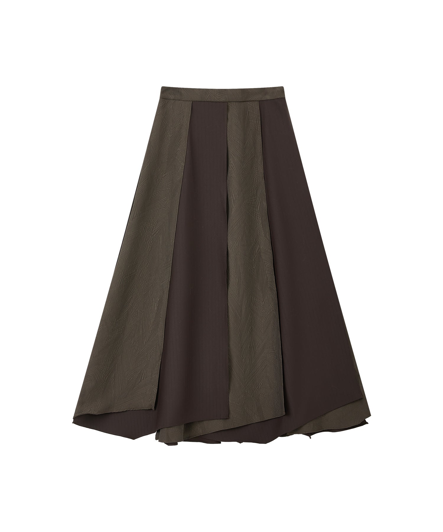 Deconstructed Multi-Panel A-Line Skirt