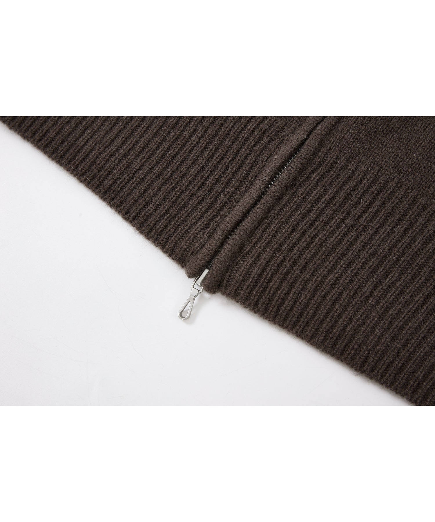 100% Wool Open Front Hooded Knit Cardigan