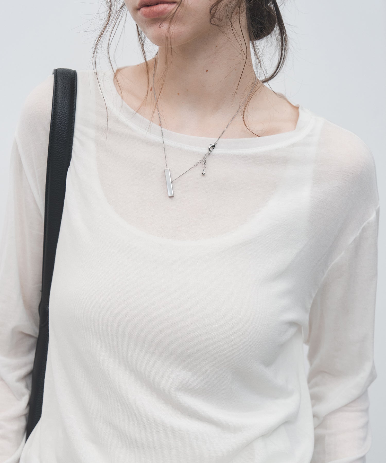 Sheer Loose-Fit Long Sleeve Tee – Lightweight Layering Top