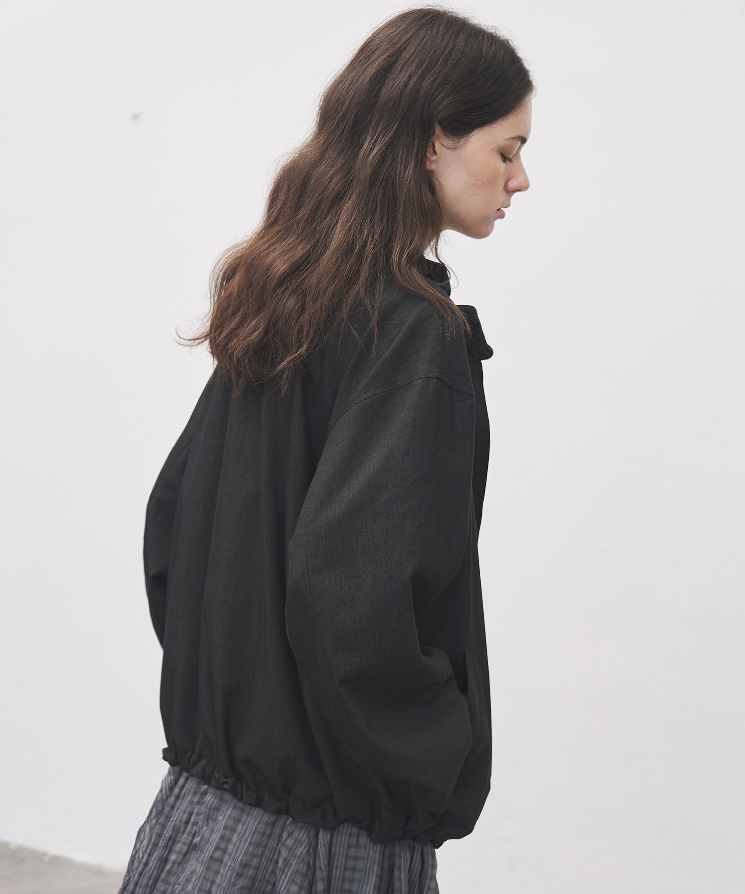 Frill-Collar Short Jacket