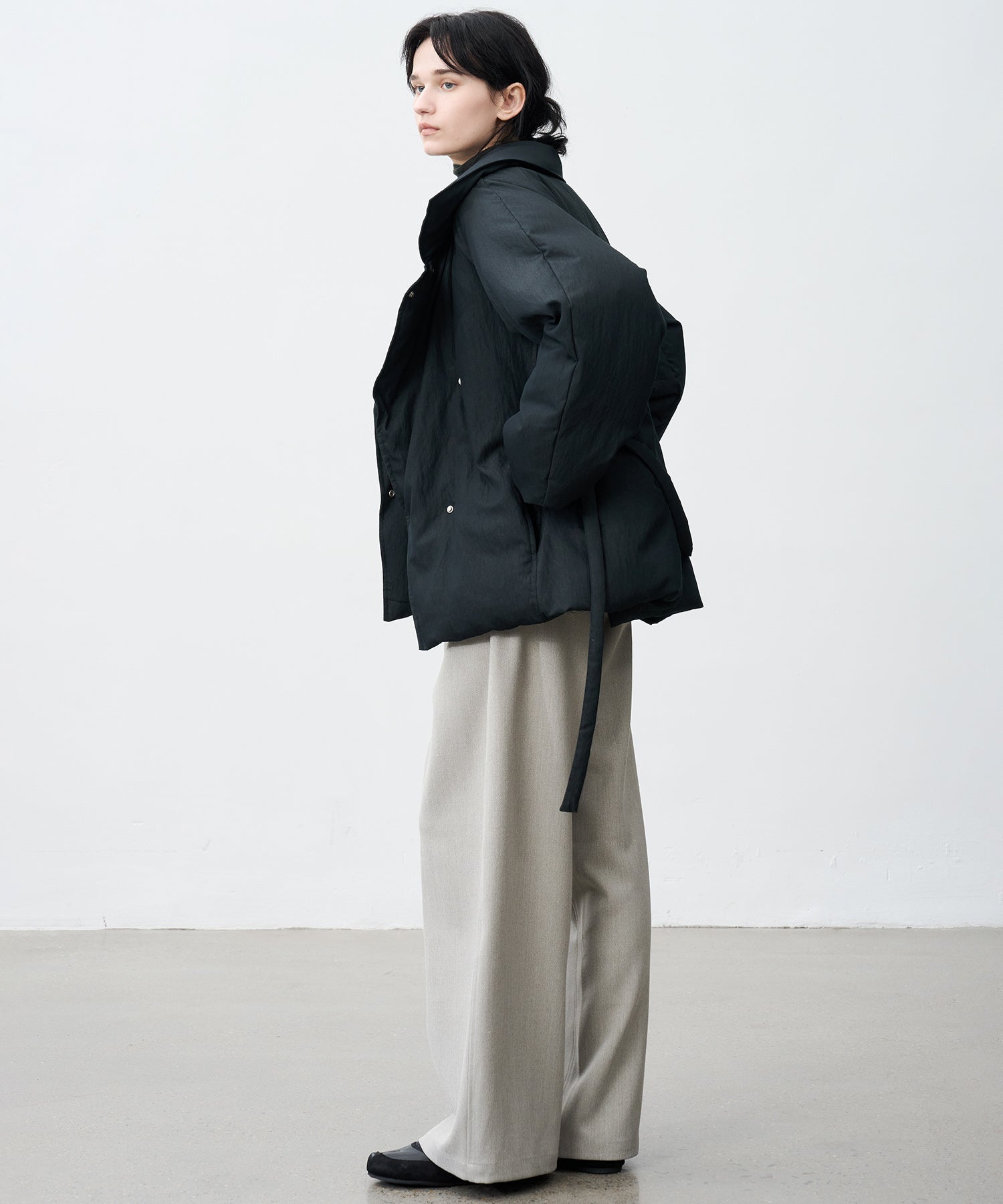 Lapel Short Down Coat