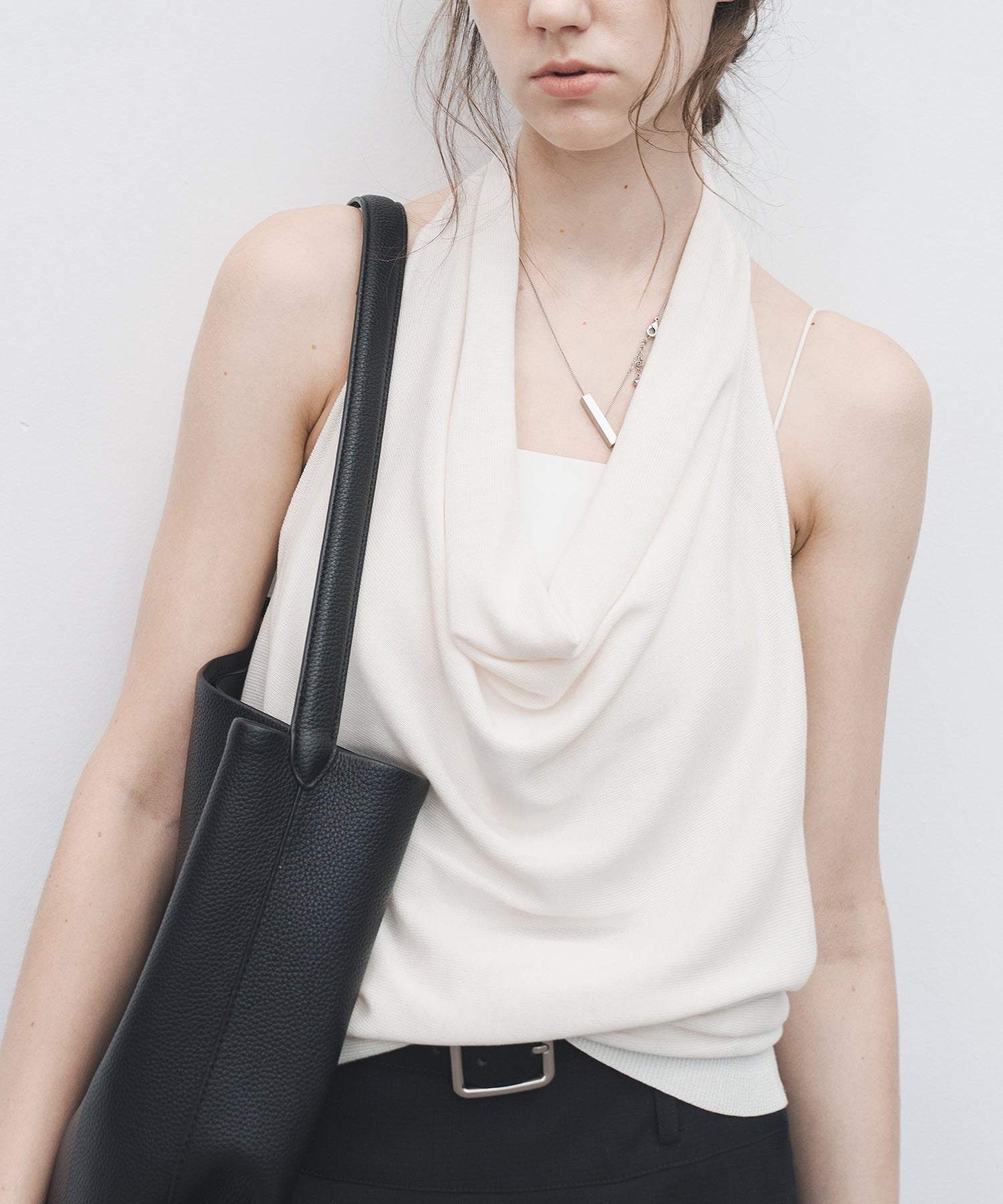 Drape Neck Halter Top