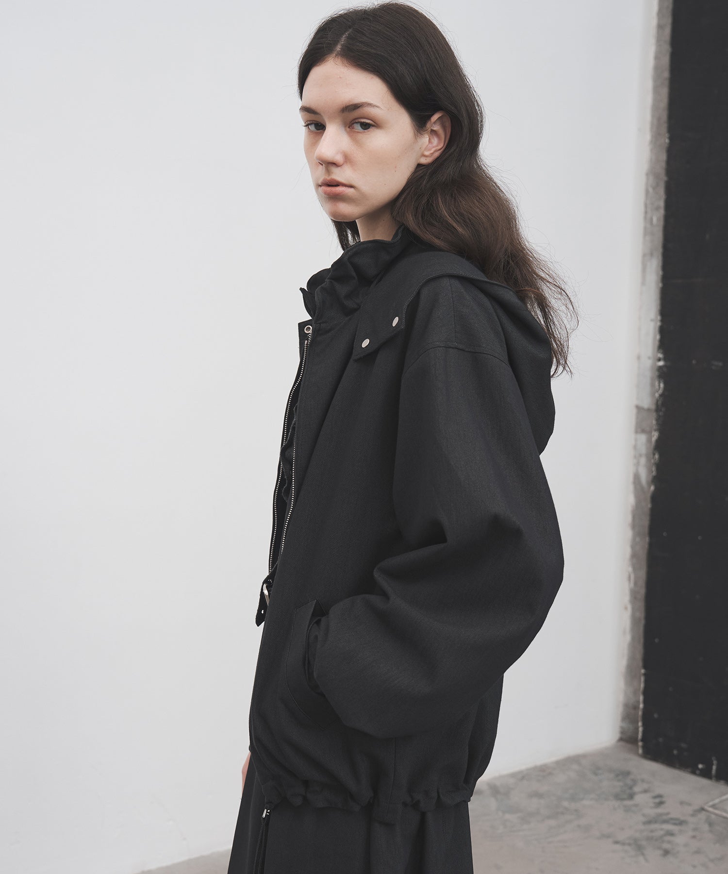 Frill-Collar Short Jacket