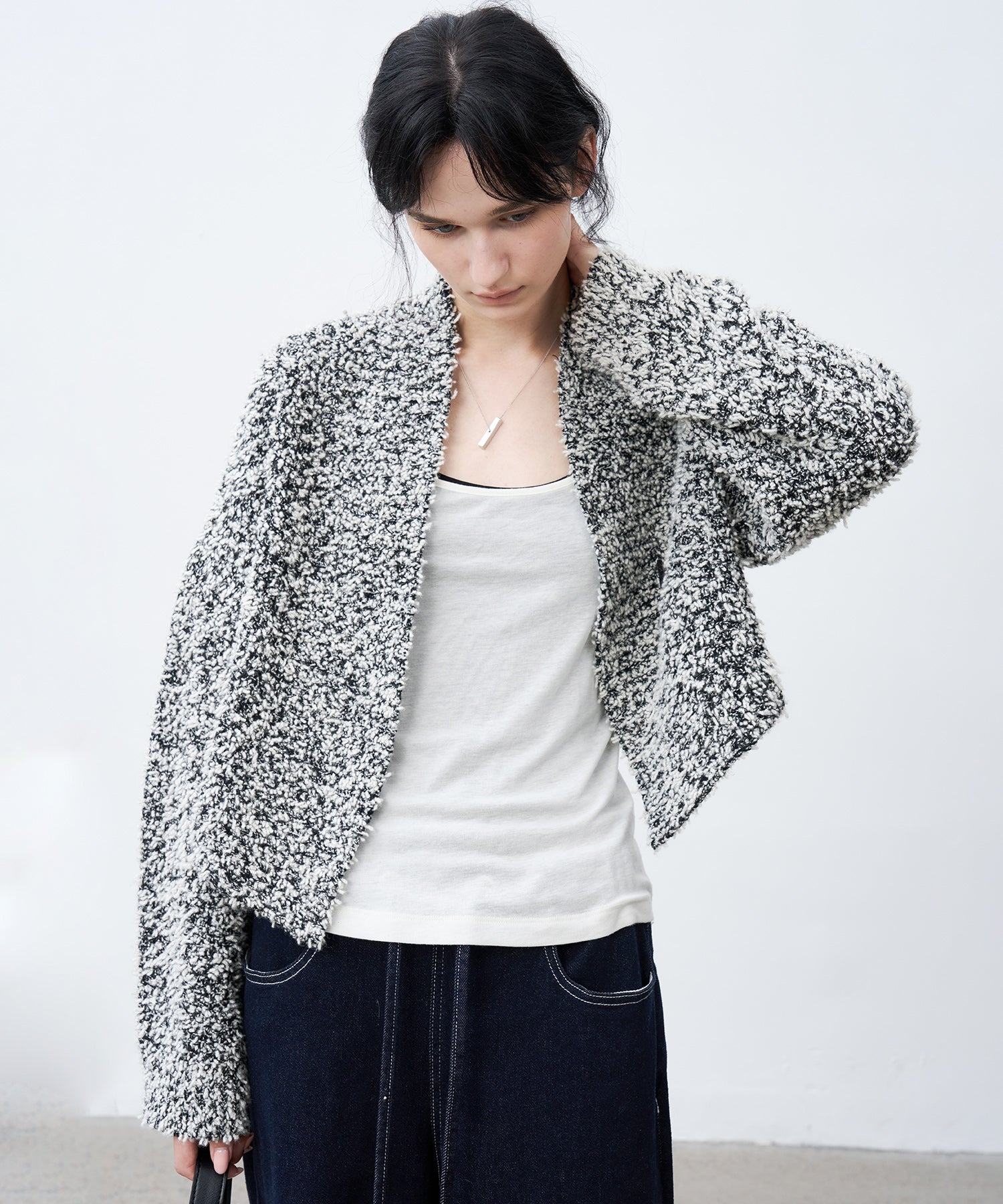 Fluffy Knit Relaxed Cardigan