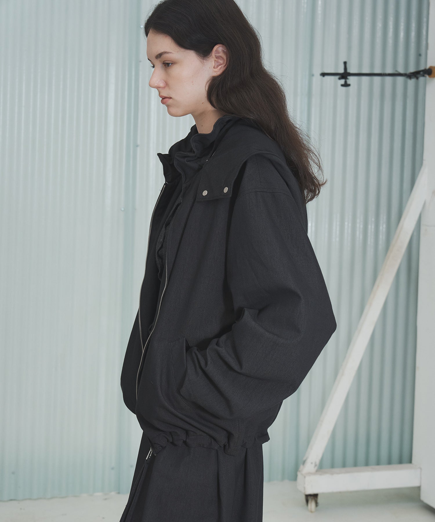 Frill-Collar Short Jacket