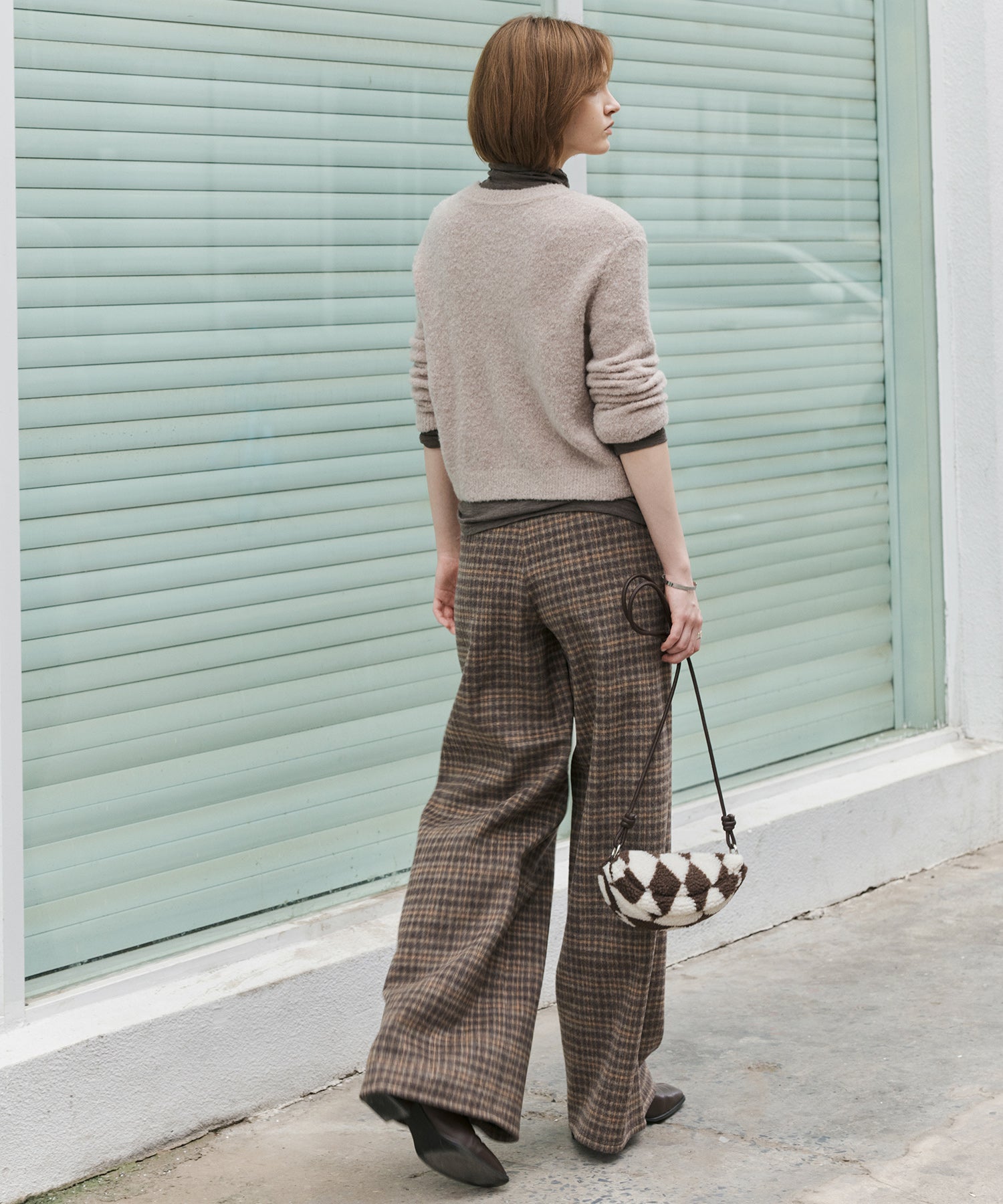 Pony Jacquard Crewneck Knit Sweater