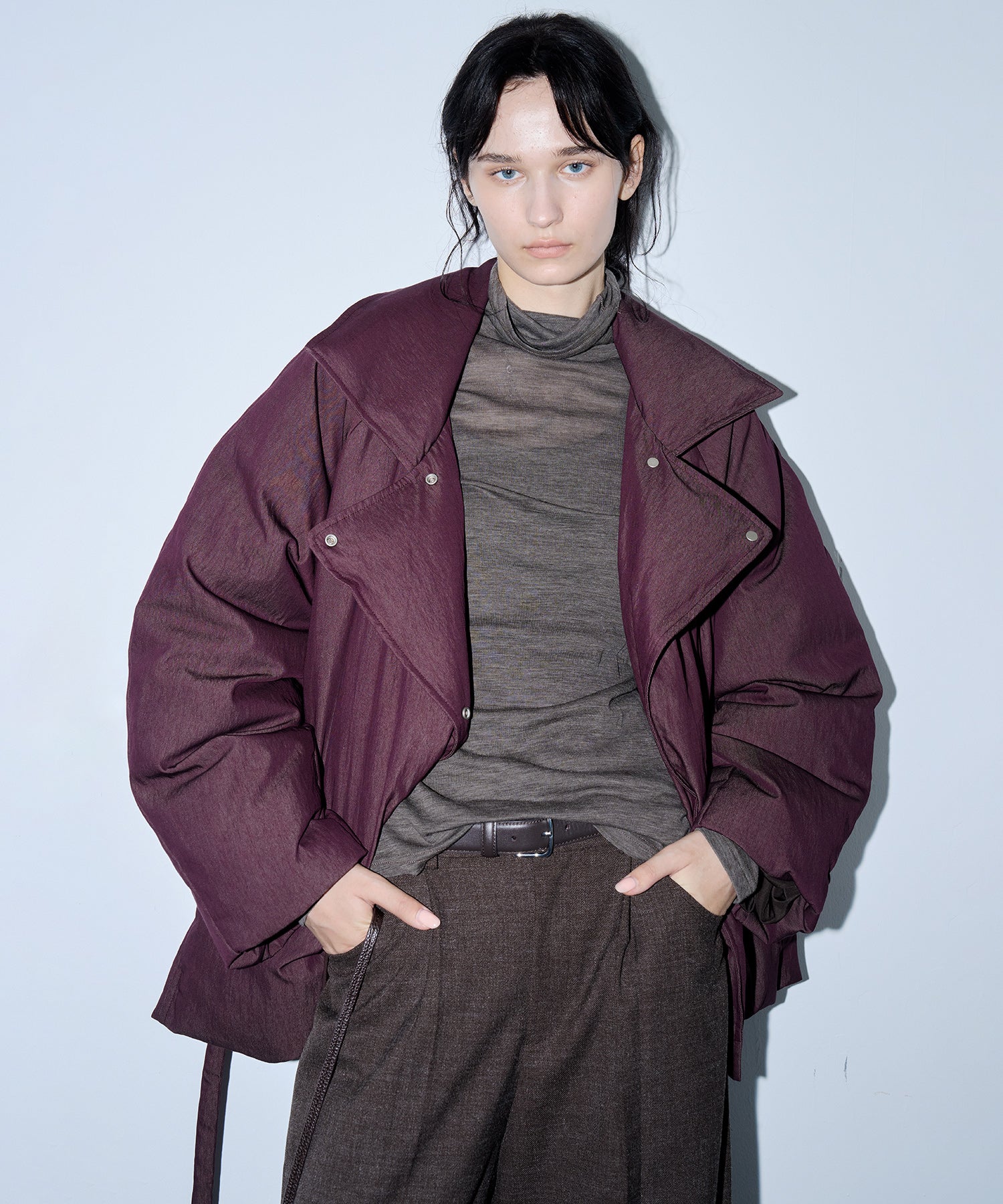 Lapel Short Down Coat