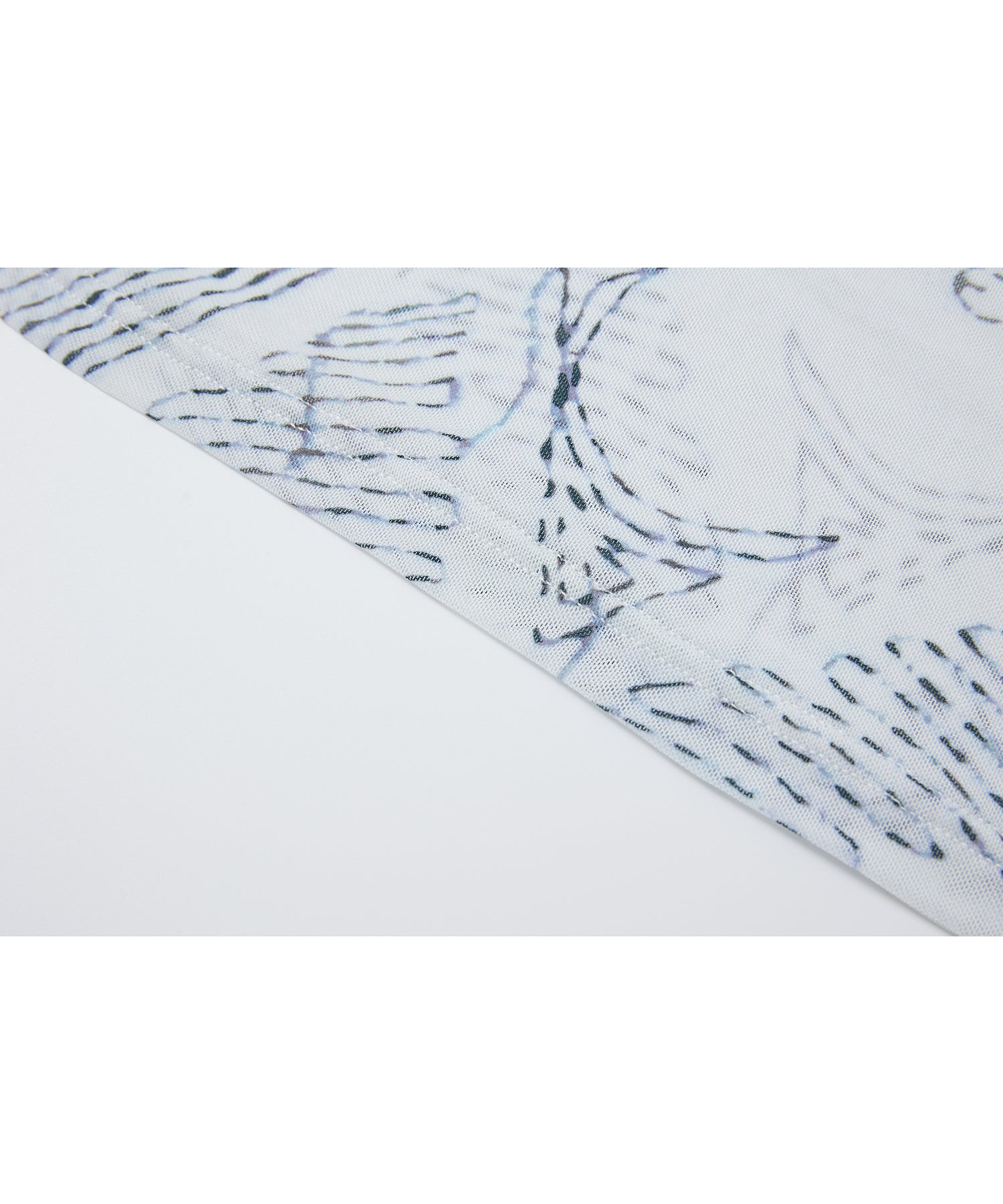 Art Print Sheer Top