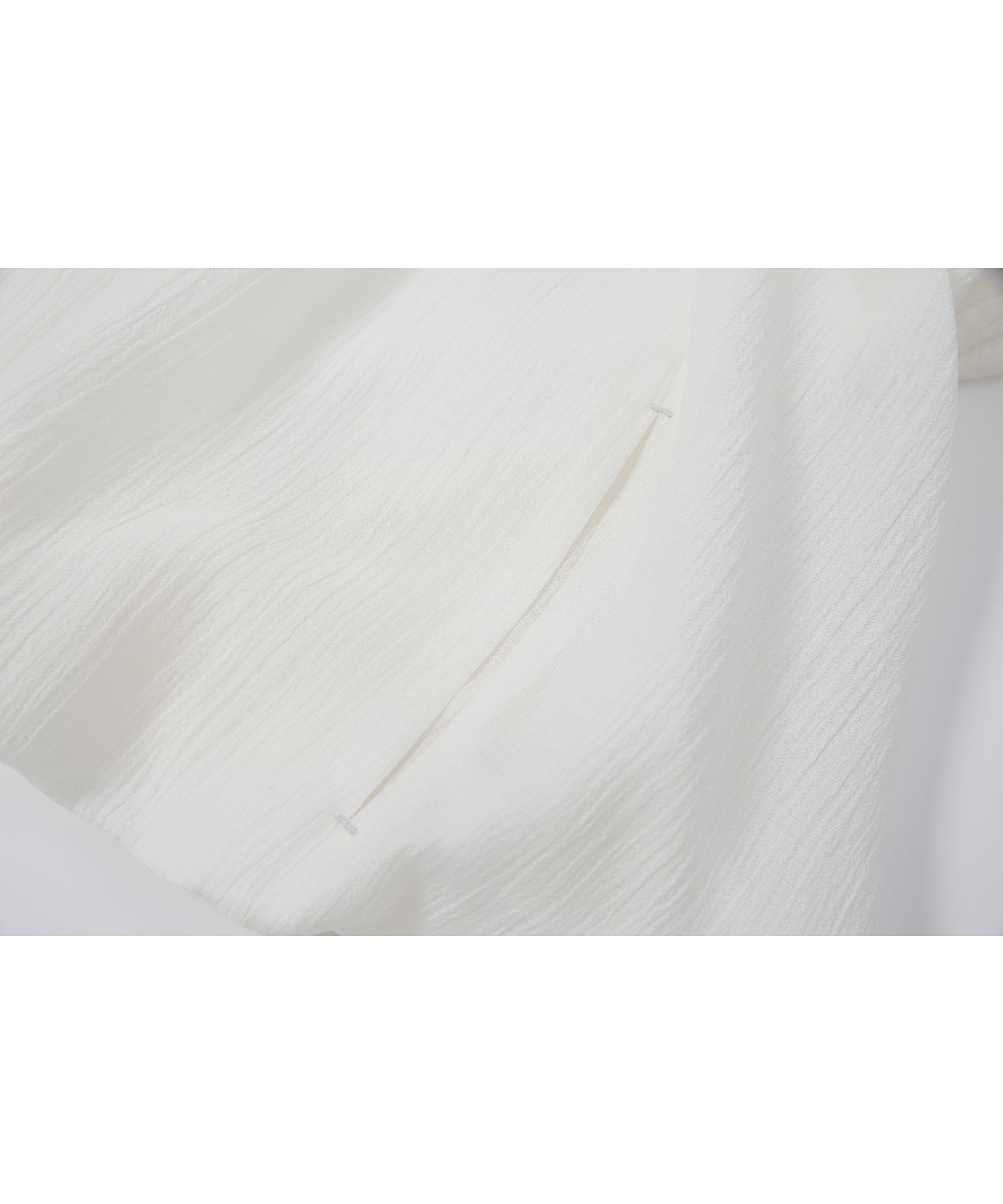 Sheer Gathered Neck Light Jacket