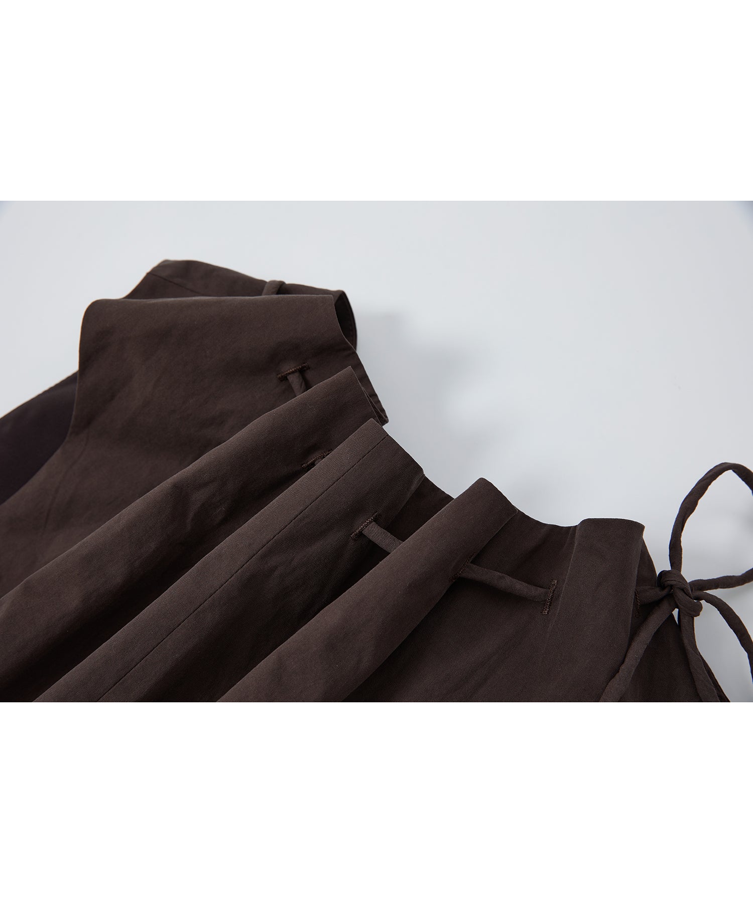 「7月上旬~中旬出荷」Drawstring Off-Shoulder Balloon Top