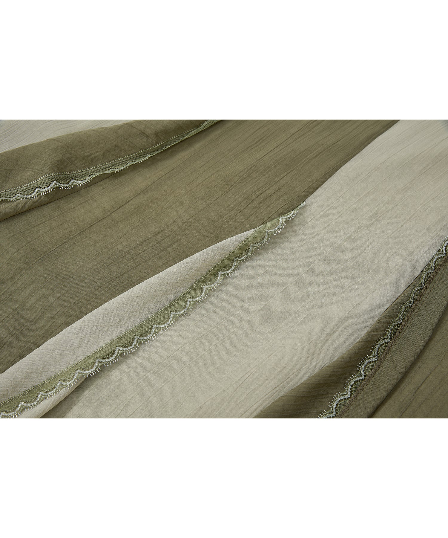 「6月上旬~中旬出荷」Color Block Layered Sleeveless Dress