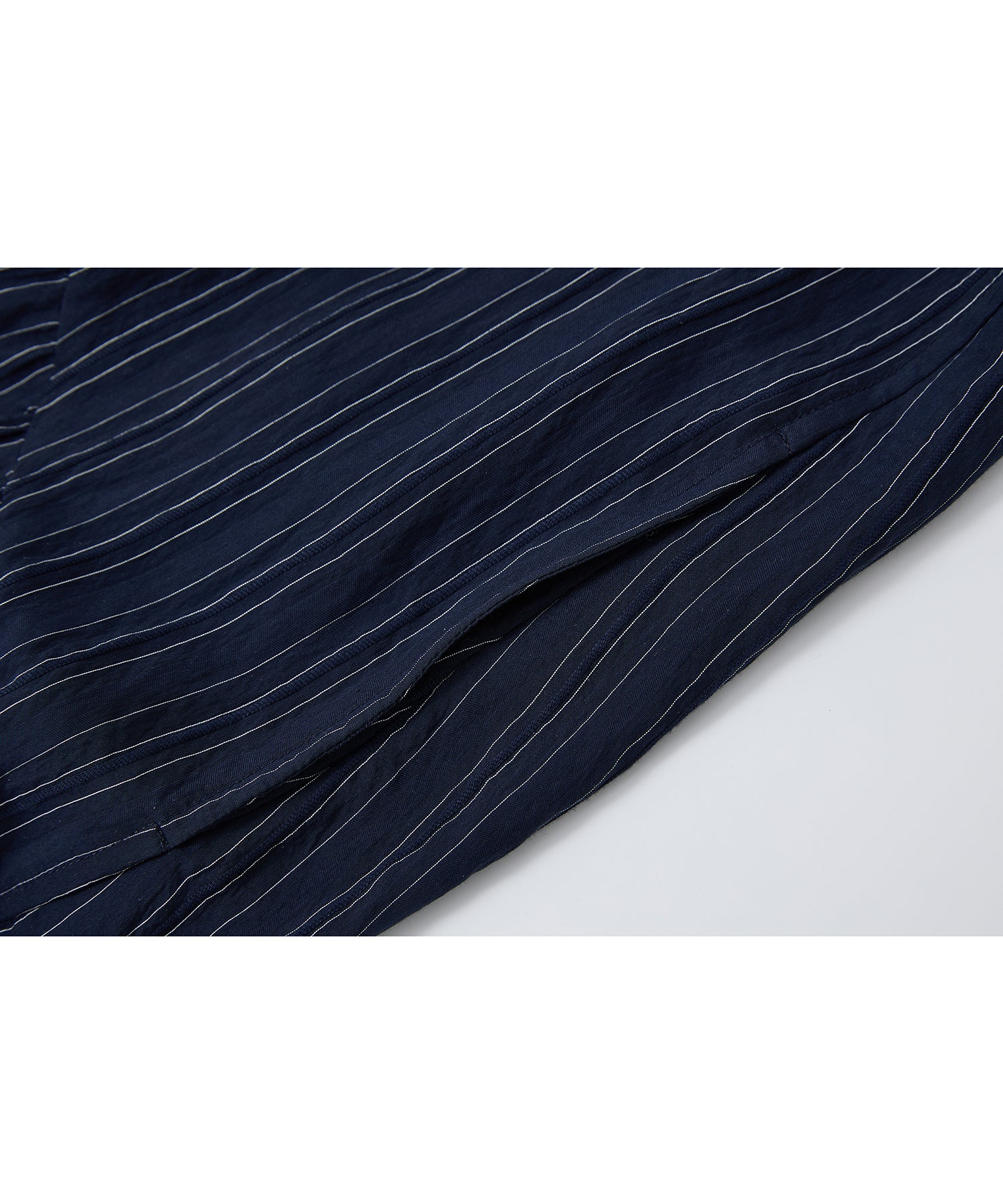 「7月上旬~中旬出荷」Textured Stripe Camisole Dress