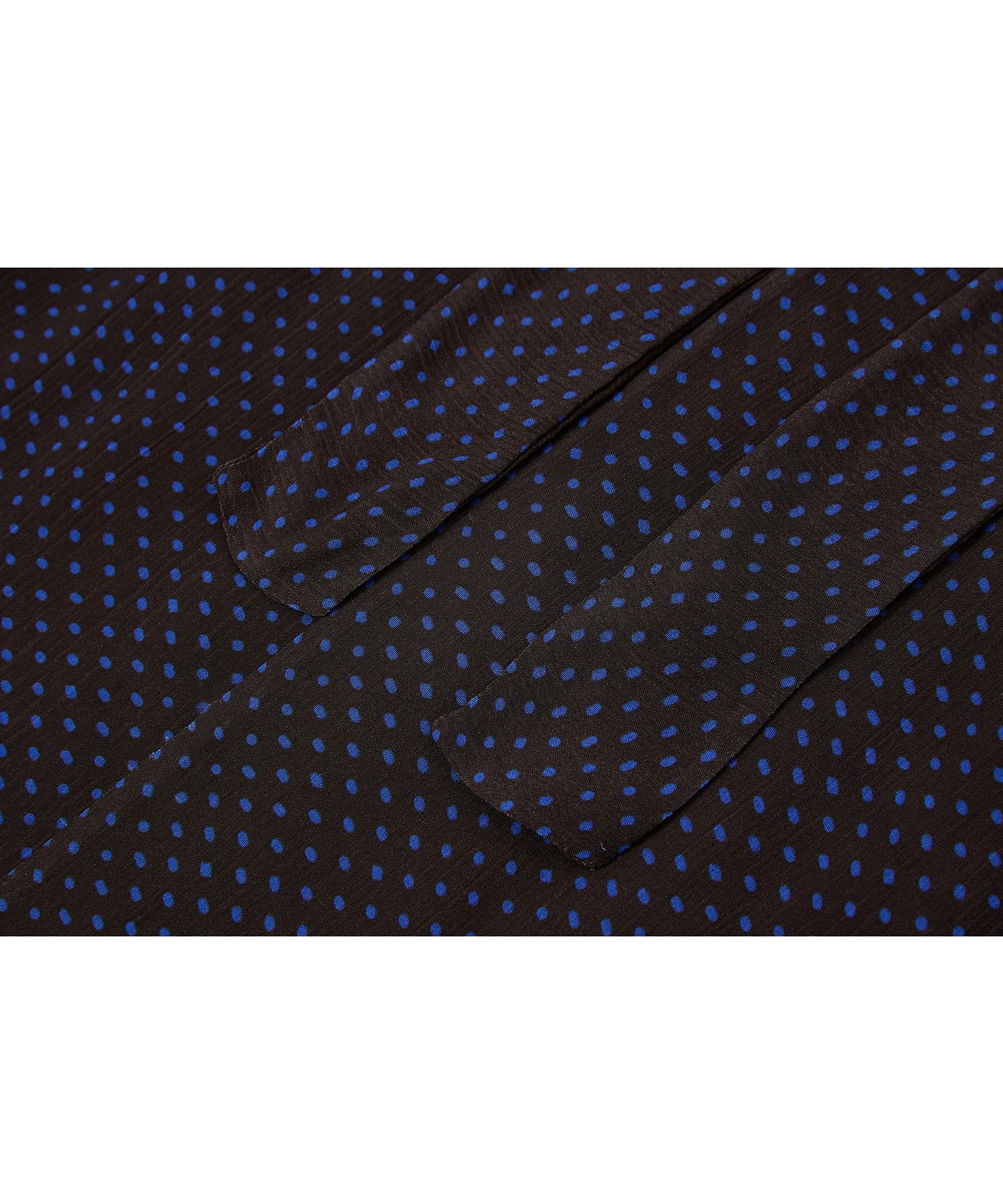 Dot Scarf Detail V-Neck Dress