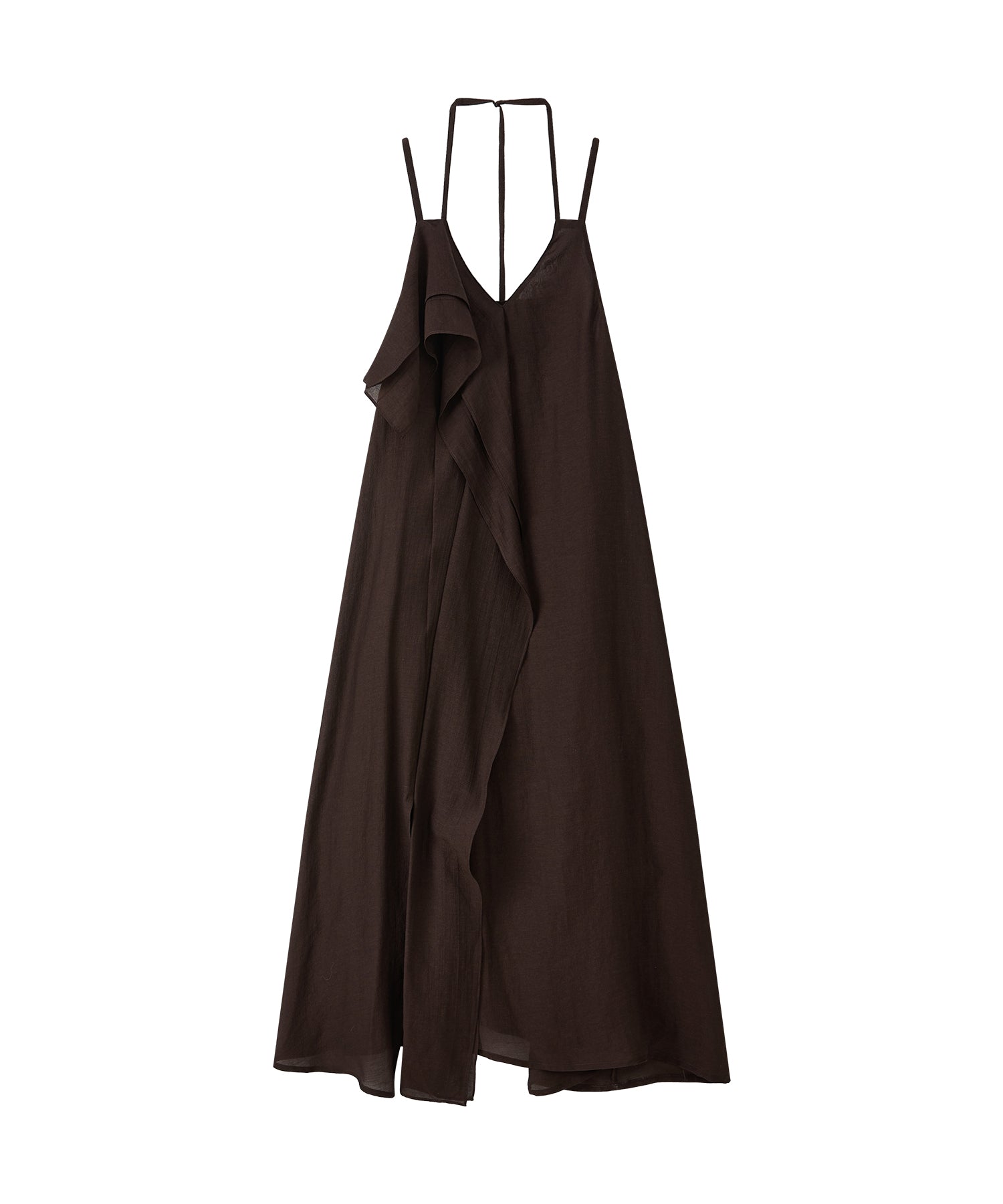 「6月上旬~中旬出荷」Asymmetrical Layered Cami Dress