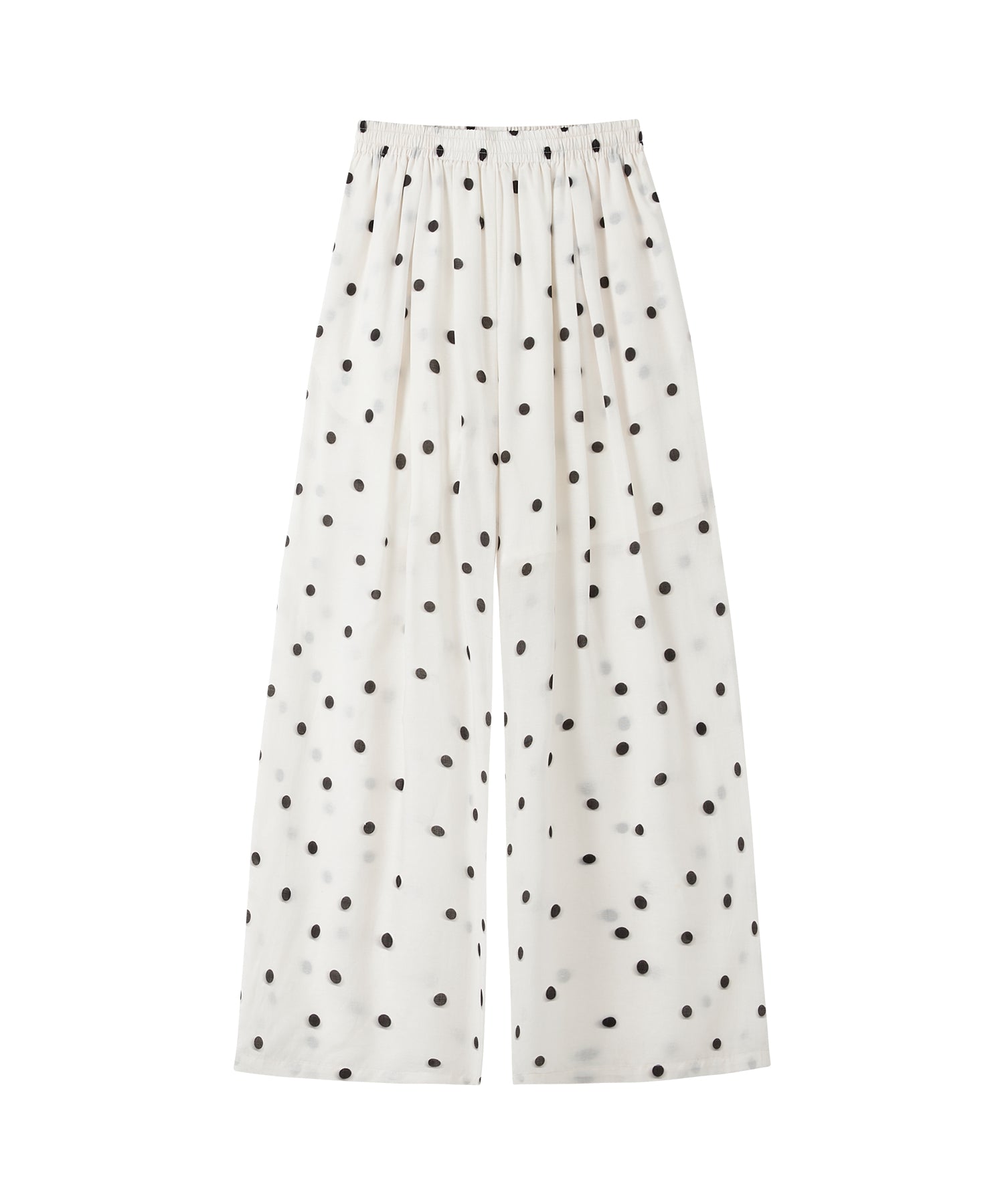 「6月上旬~中旬出荷」Polka Dot Wide Pants