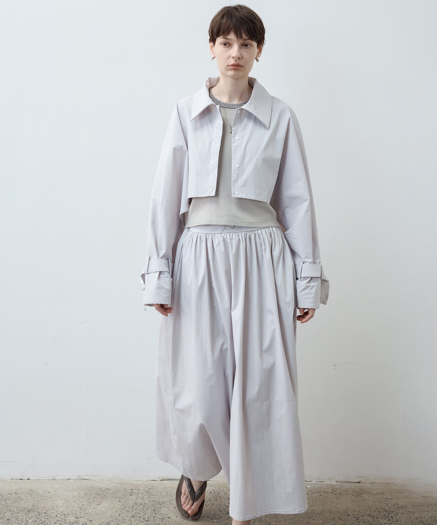 UPF50+ Drawstring Gathered Skirt