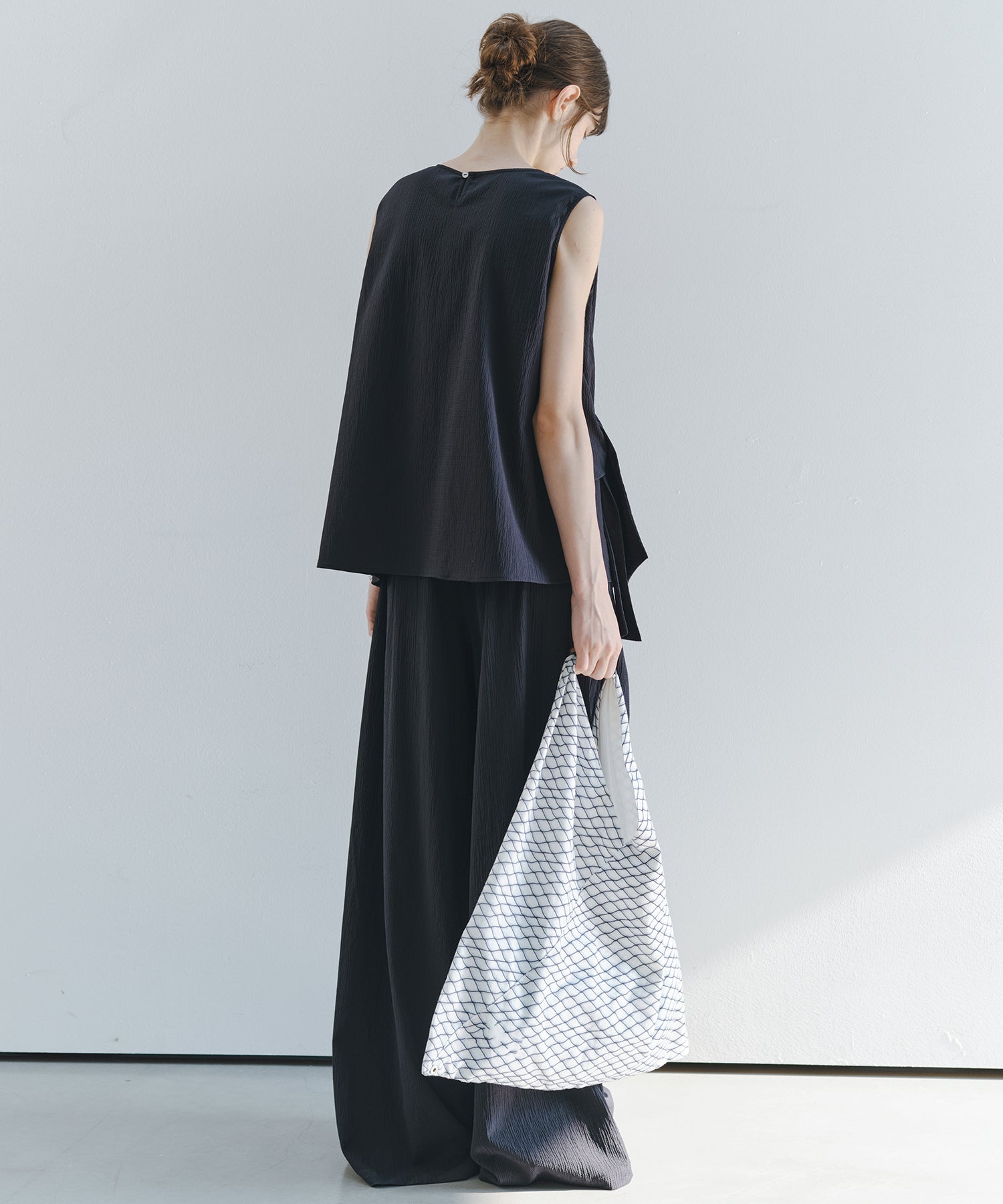 「7月上旬~中旬出荷」Textured Wide Easy Pants