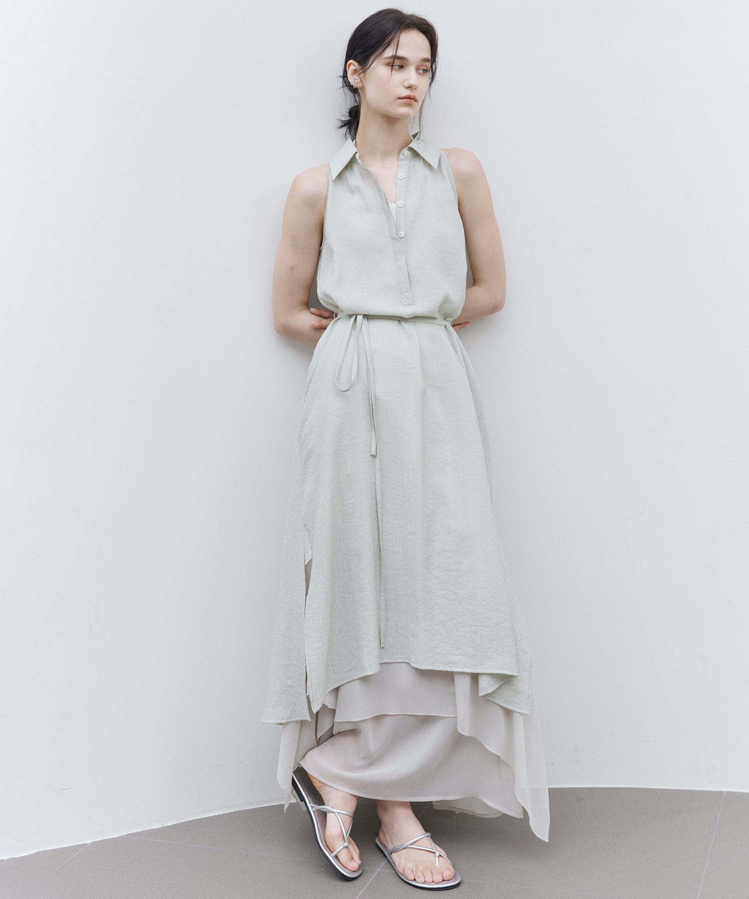 American Sleeve Layered Tunic Dress