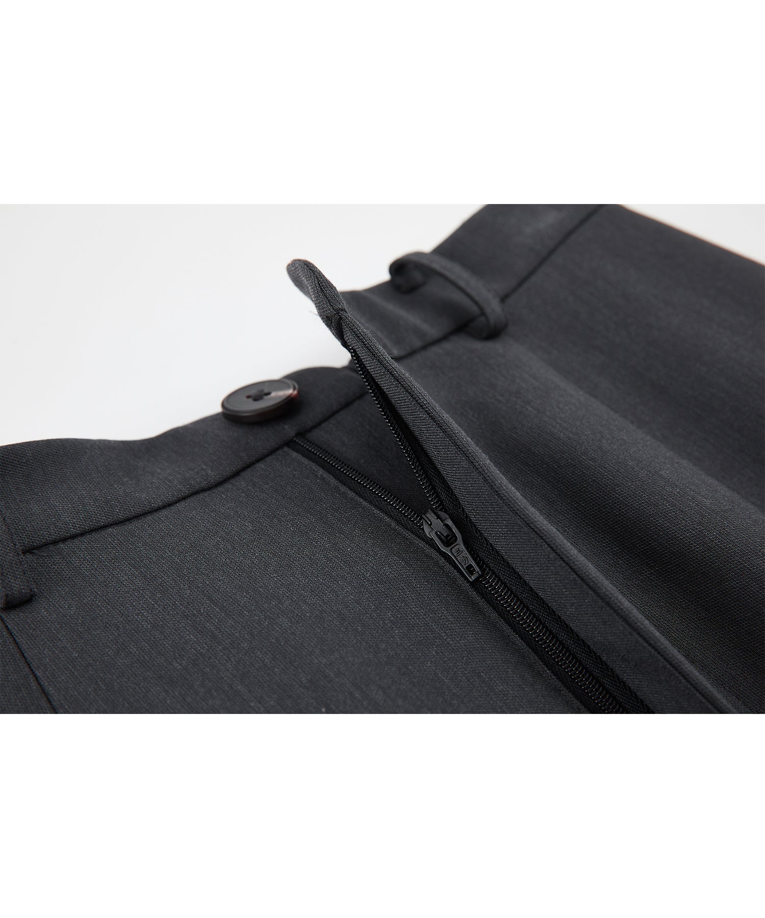 Back-slit maxi skirt