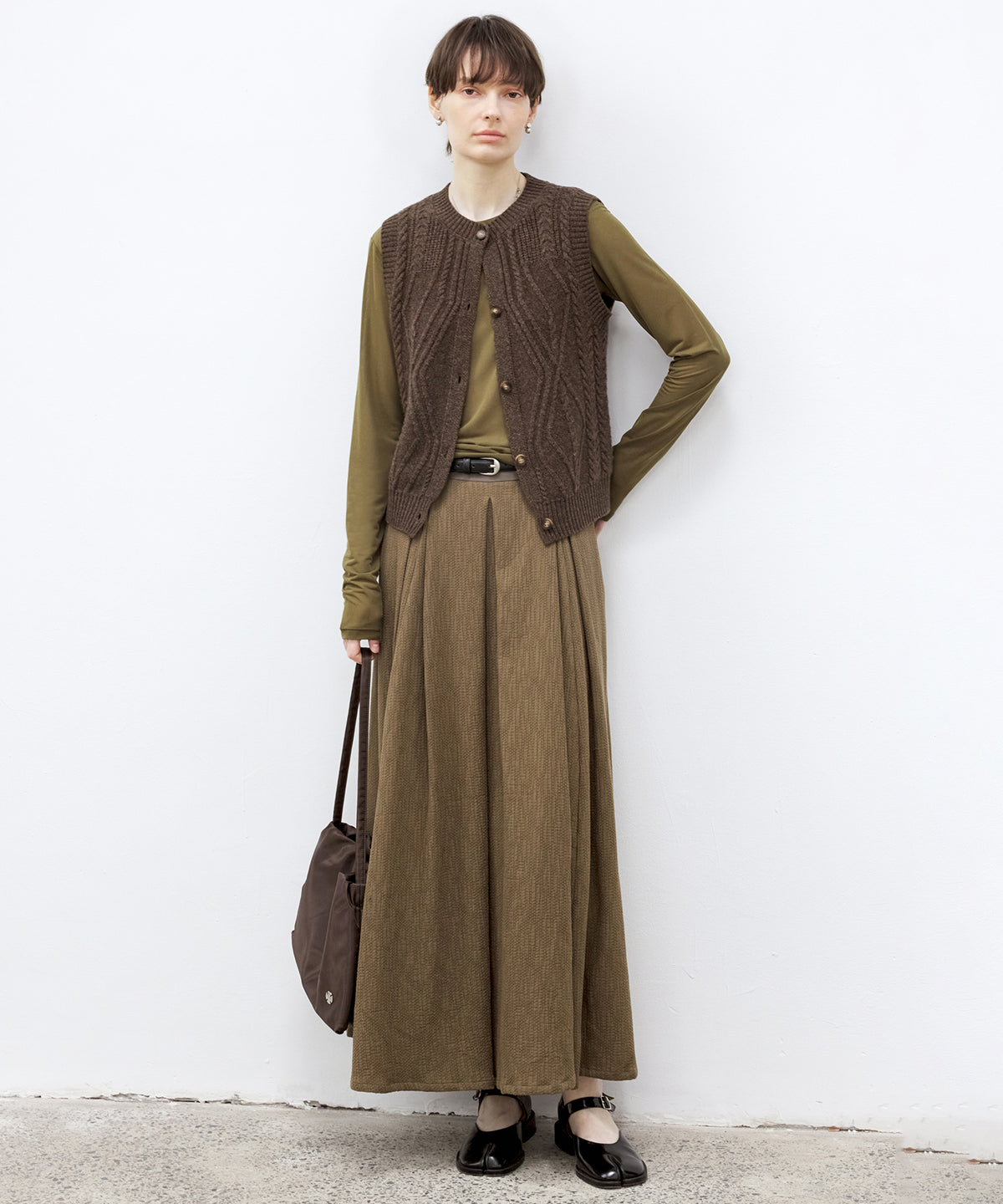 Sheer Crew Neck Long Sleeve Top